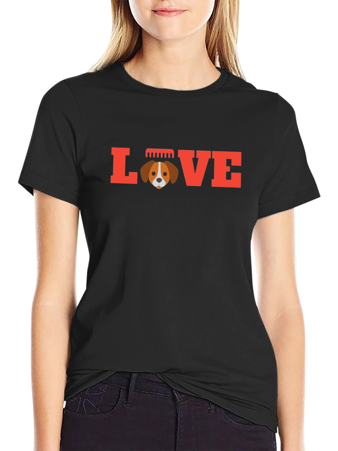 Love Dog T-Shirt - Cute Puppy Graphic Tee