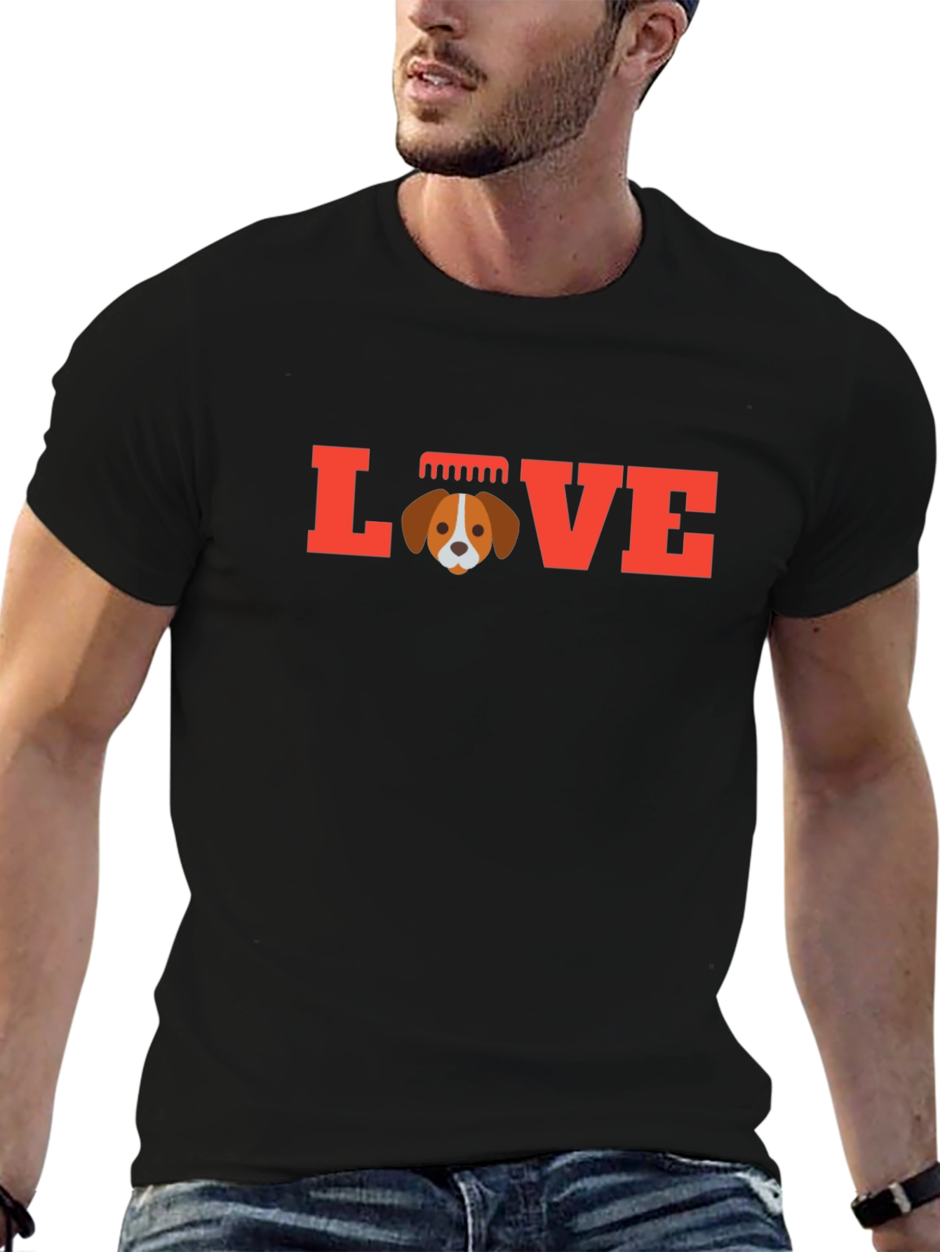 Love Dog T-Shirt - Cute Puppy Graphic Tee