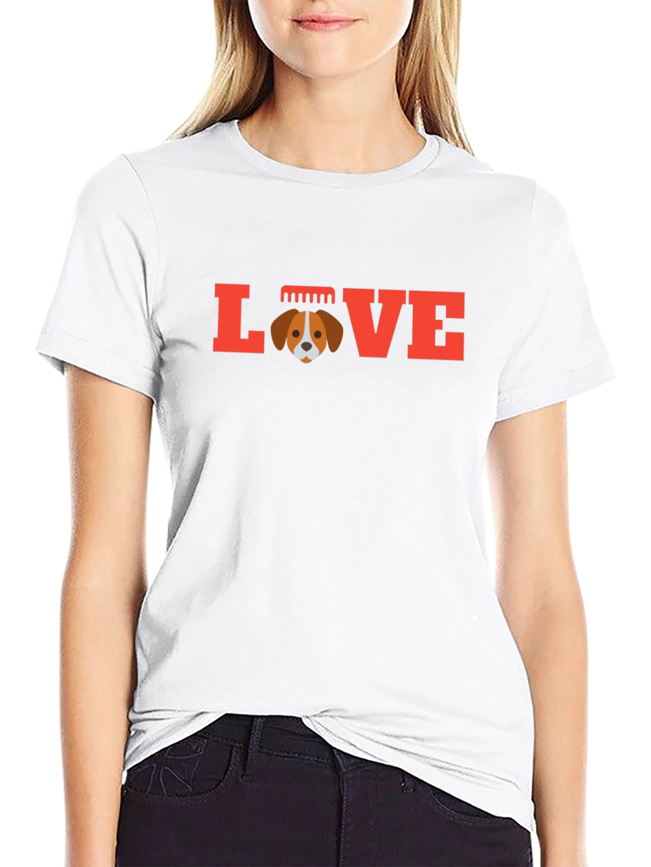 Love Dog T-Shirt - Cute Puppy Graphic Tee