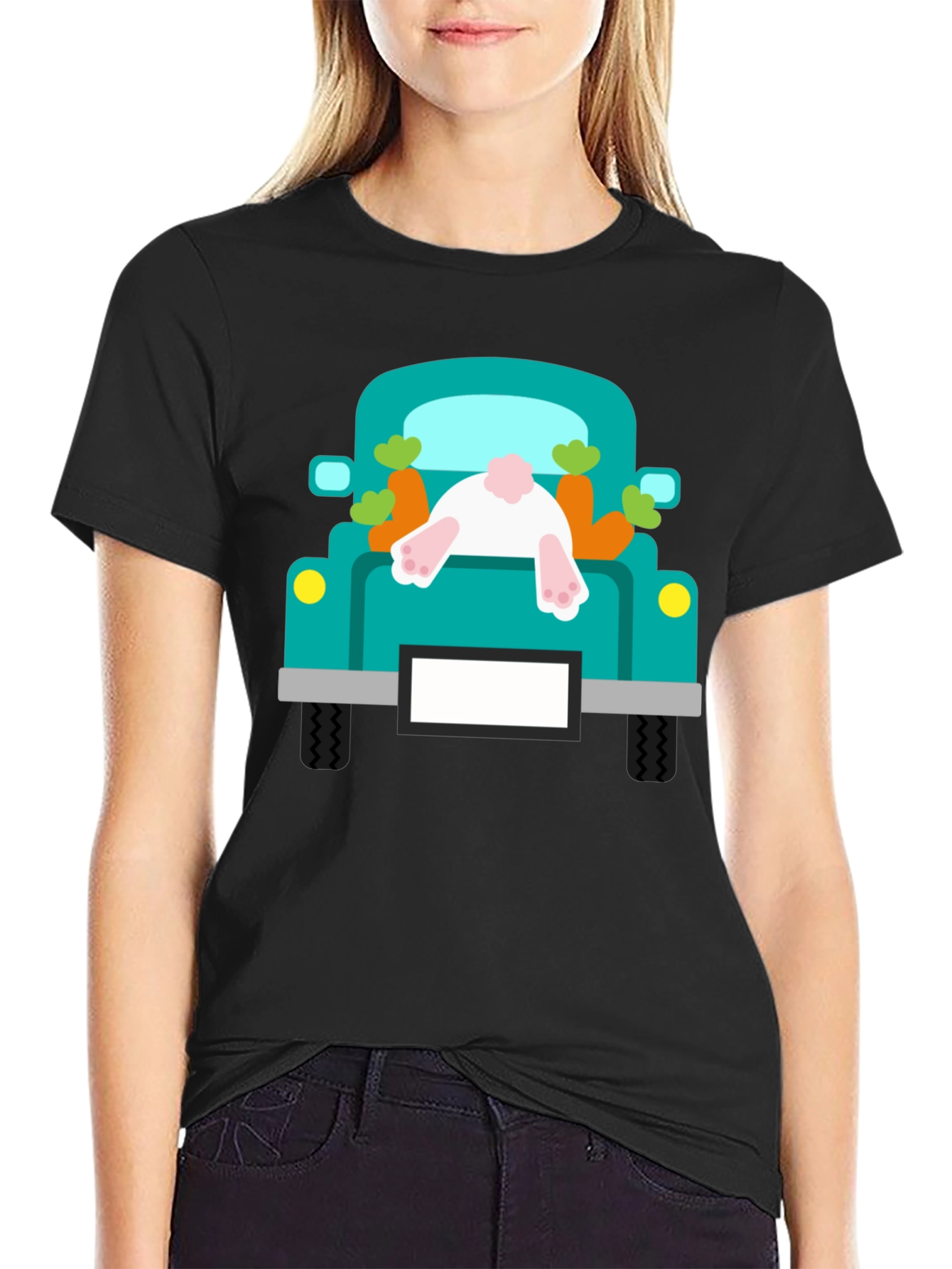 Bunny Truck Easter T-Shirt
