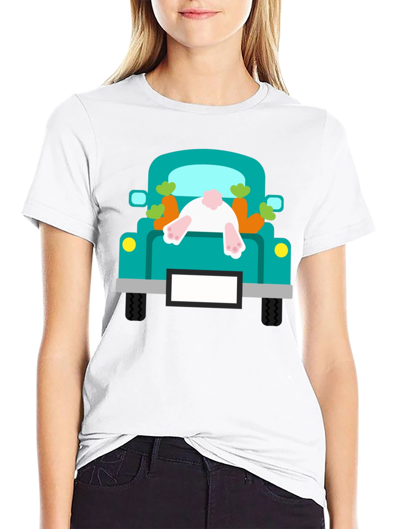Bunny Truck Easter T-Shirt