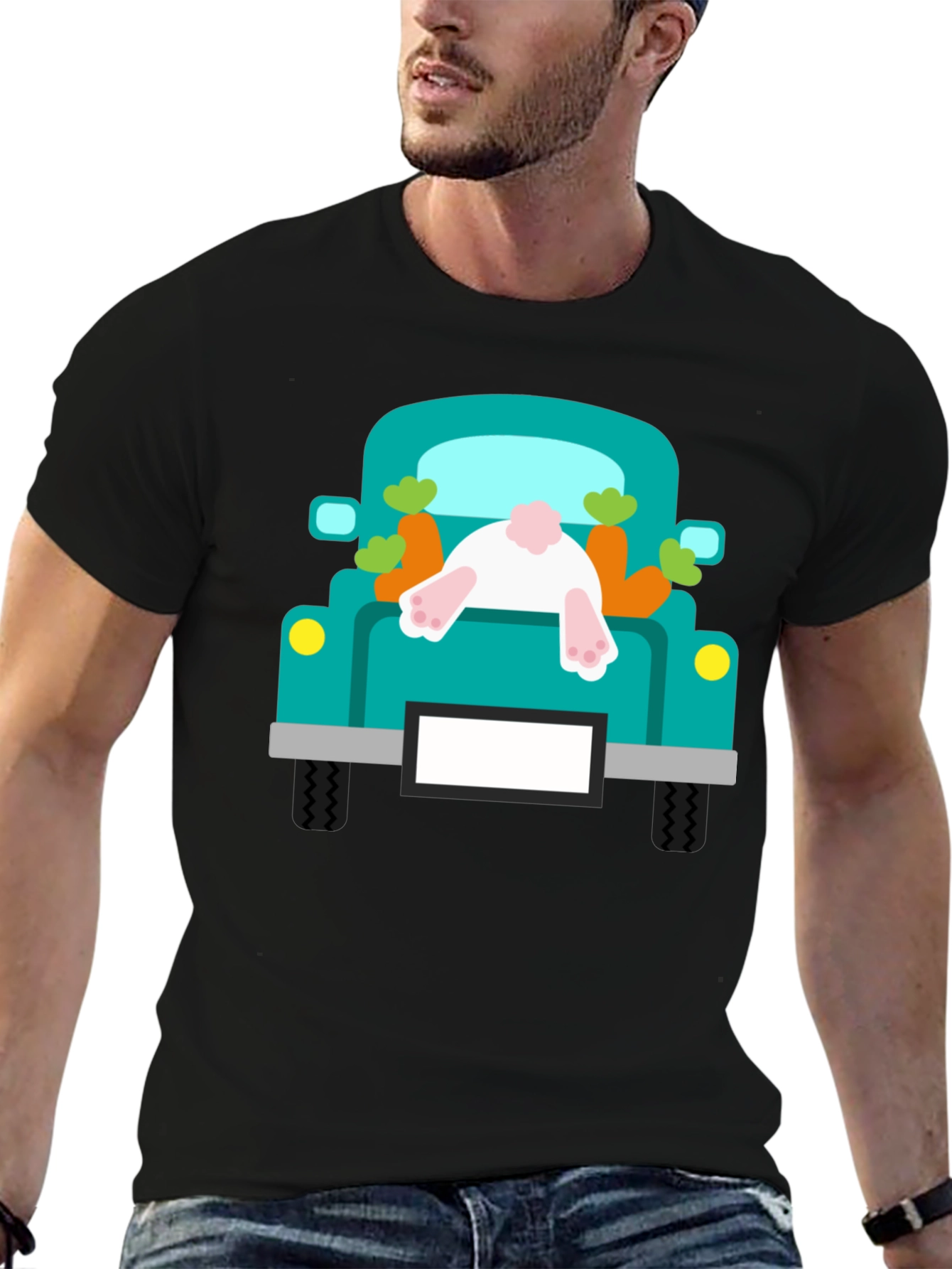 Bunny Truck Easter T-Shirt