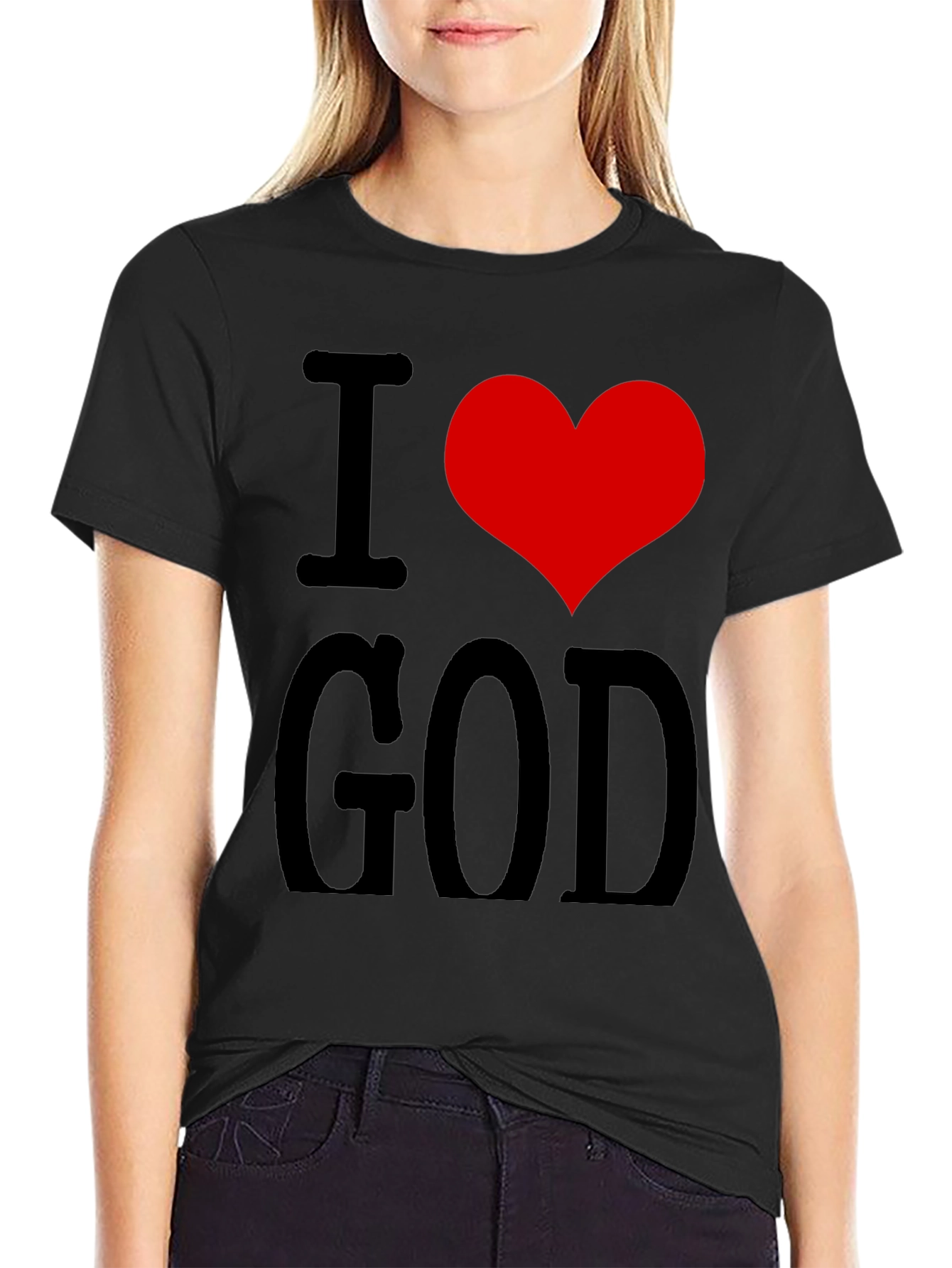I Heart God T-Shirt - Religious Apparel