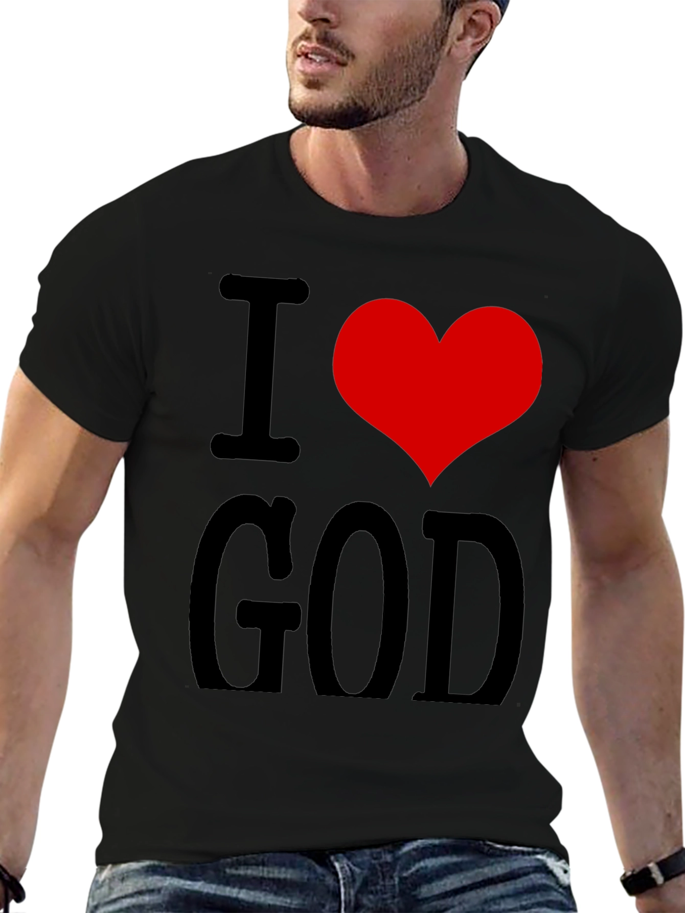 I Heart God T-Shirt - Religious Apparel