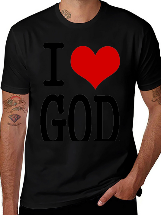 I Heart God T-Shirt - Religious Apparel
