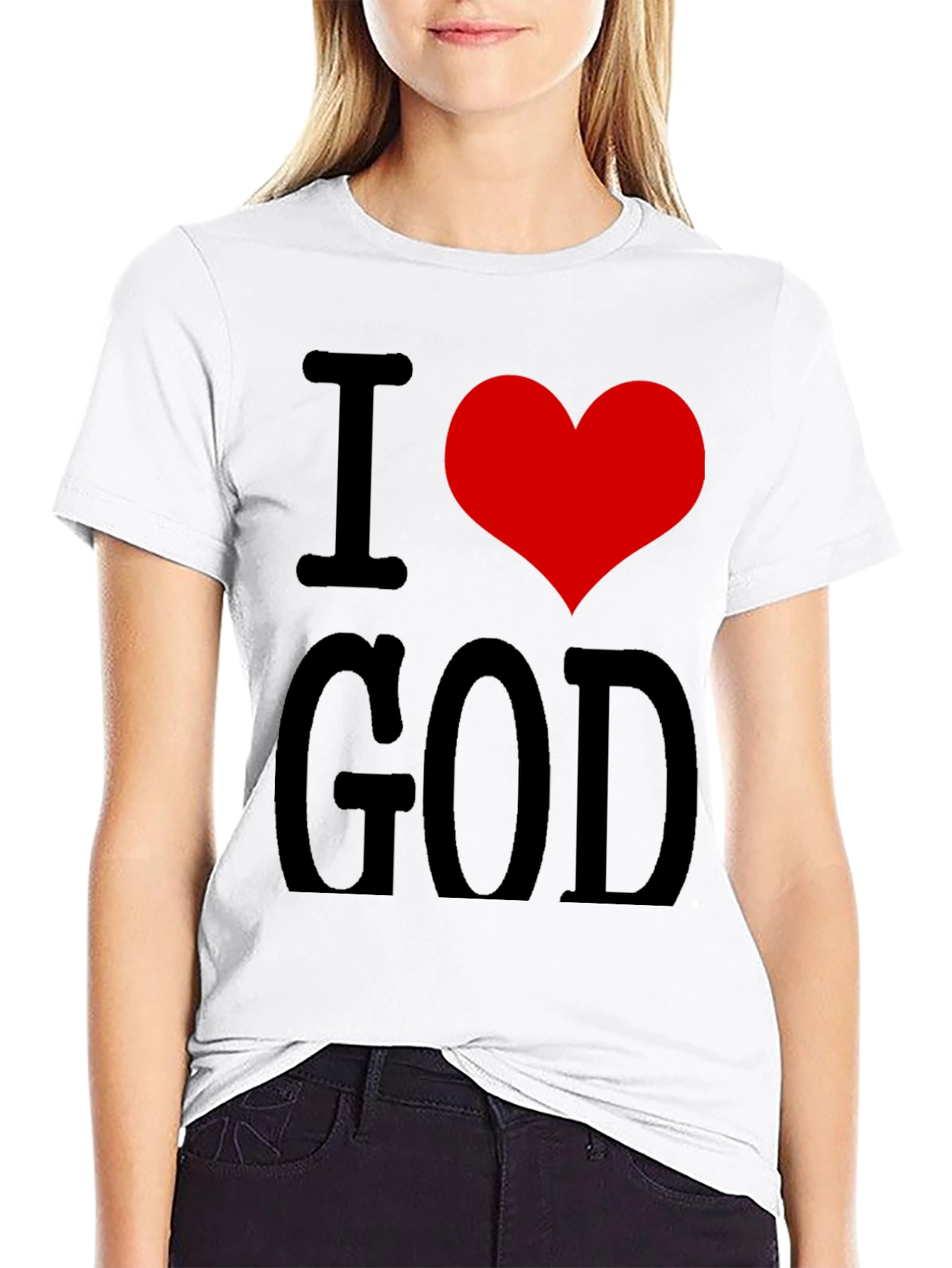 I Heart God T-Shirt - Religious Apparel