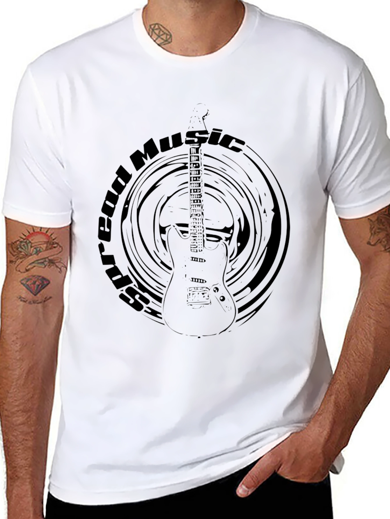 Guitar Music Graphic T-Shirt