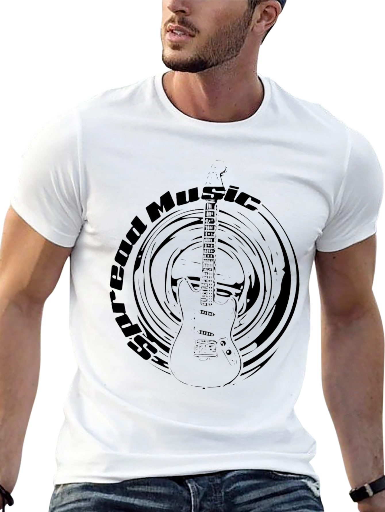 Guitar Music Graphic T-Shirt