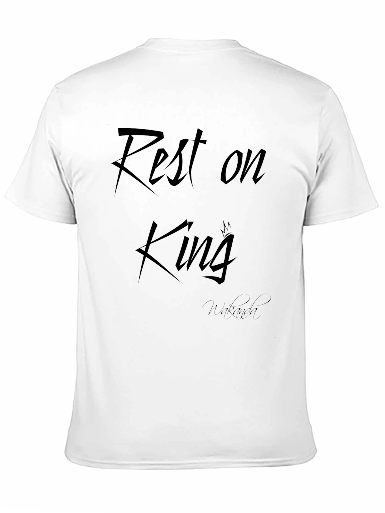 Rest on King Black T-Shirt