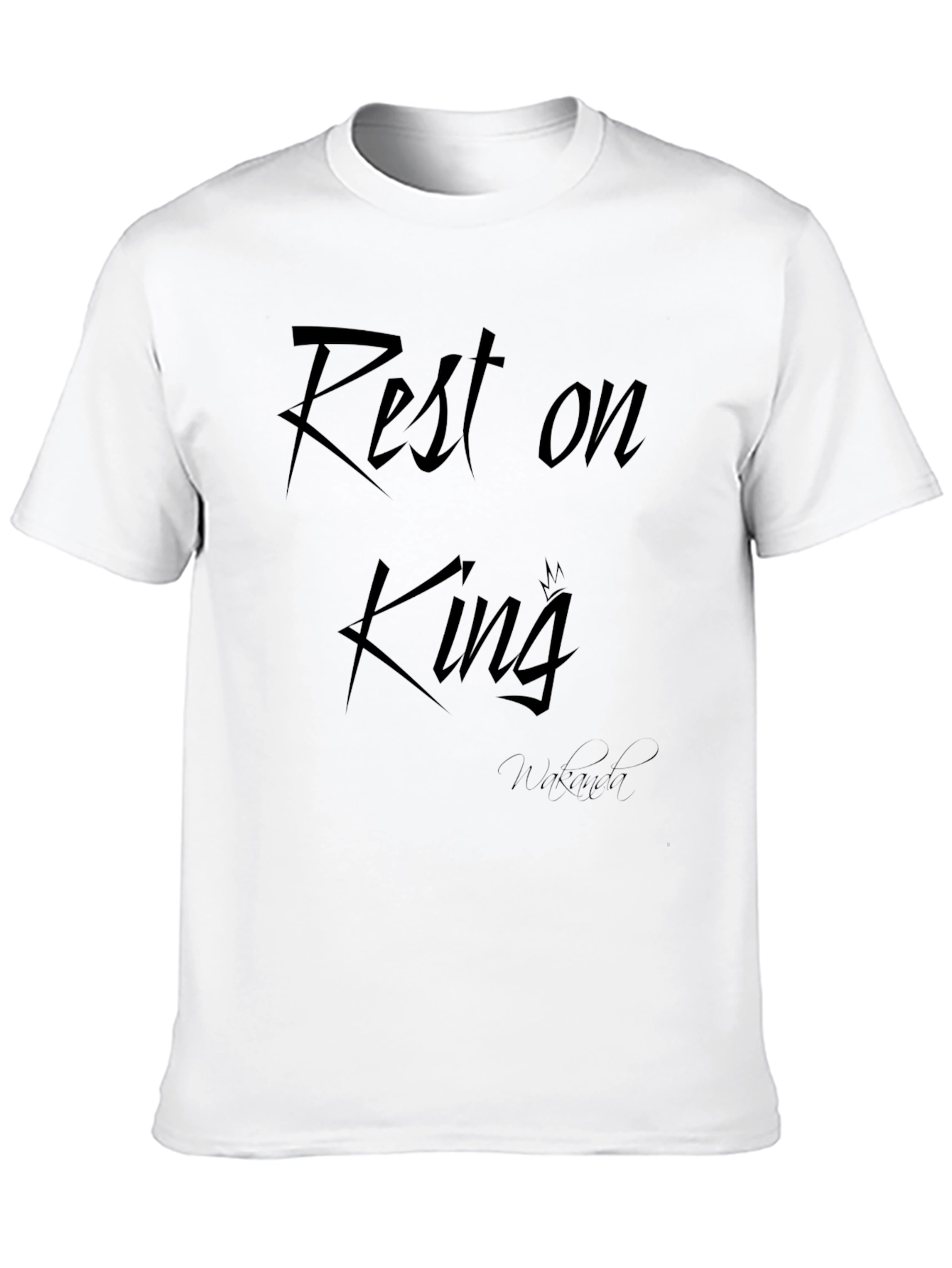 Rest on King Black T-Shirt