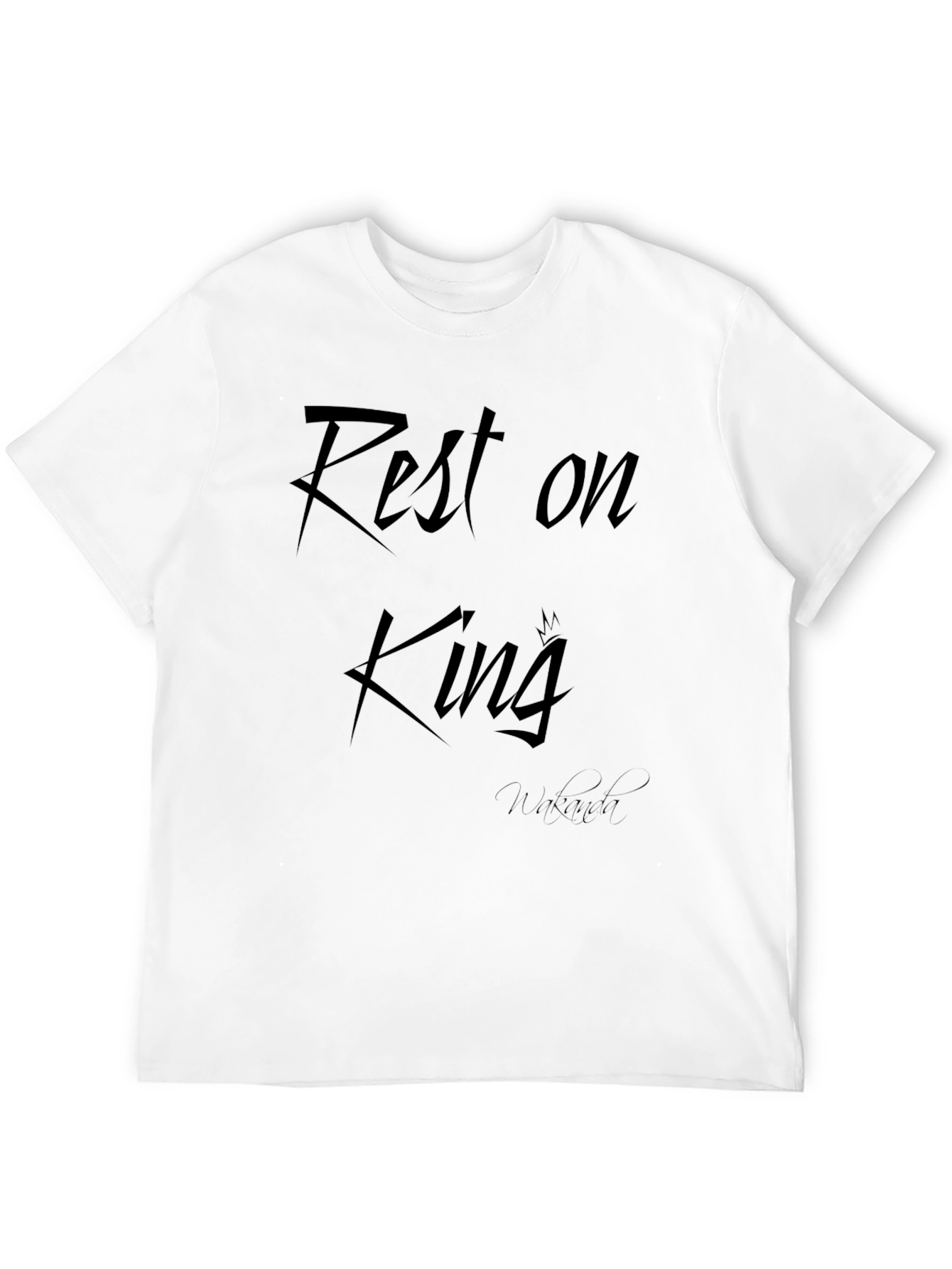 Rest on King Black T-Shirt