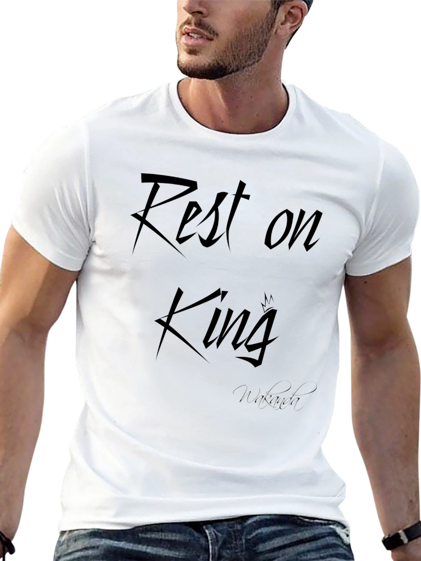 Rest on King Black T-Shirt