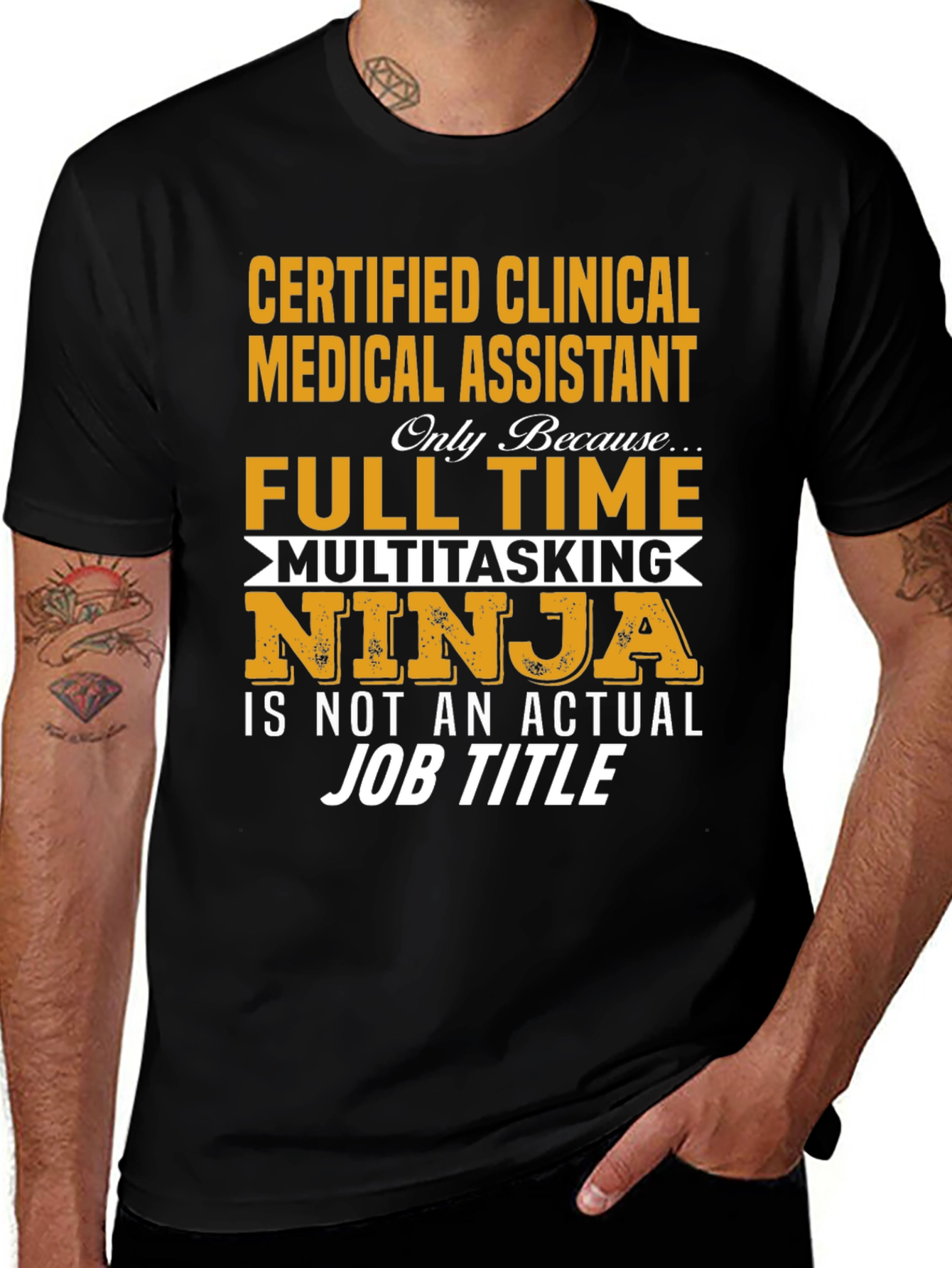 Certified Clinical Medical Assistant Novelty T-Shirt