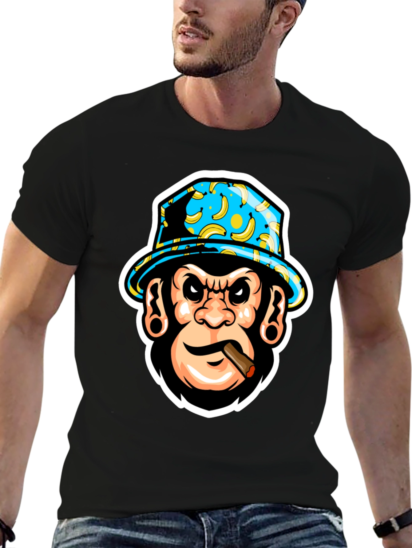 Cool Monkey Graphic T-Shirt