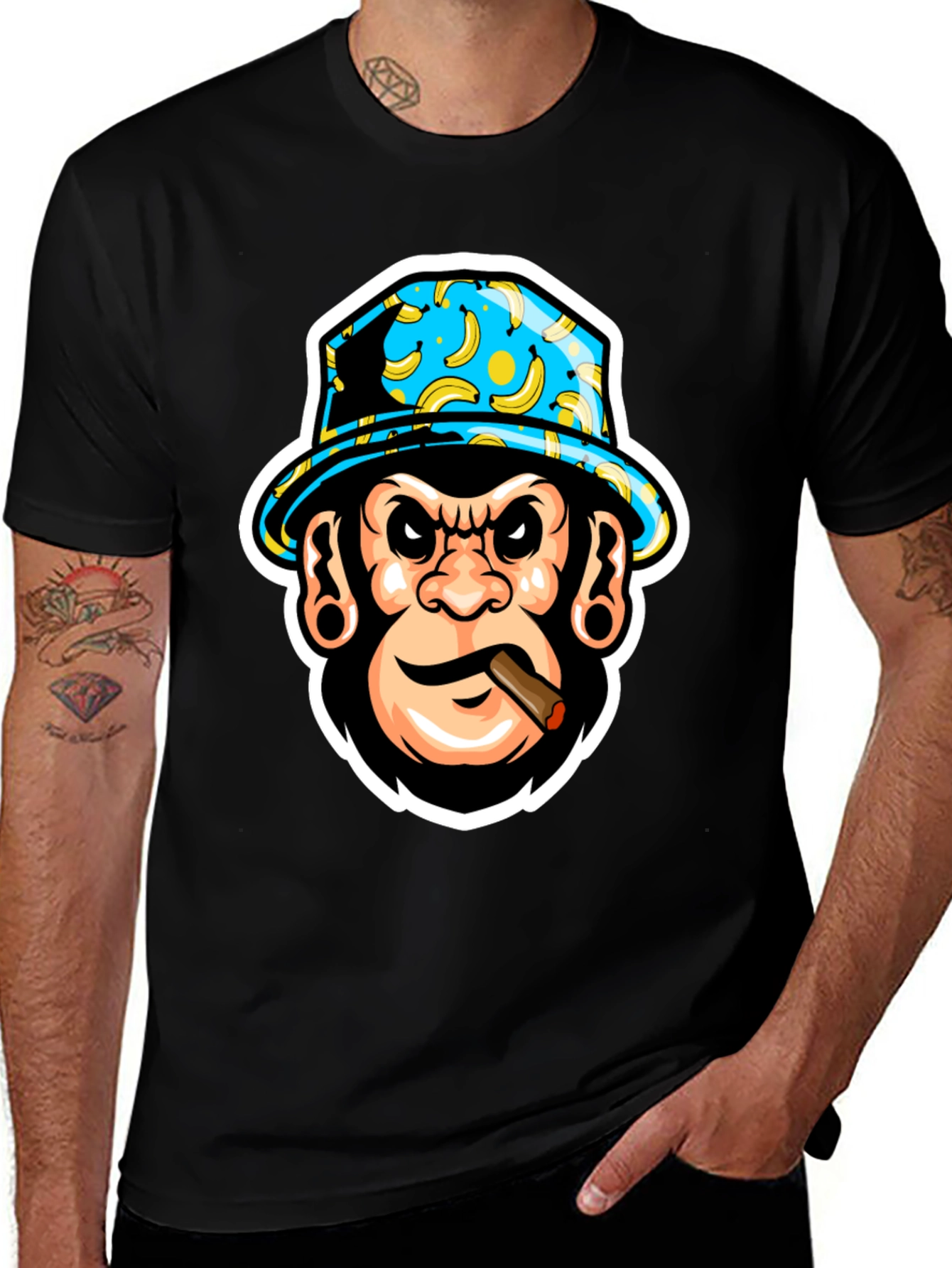 Cool Monkey Graphic T-Shirt
