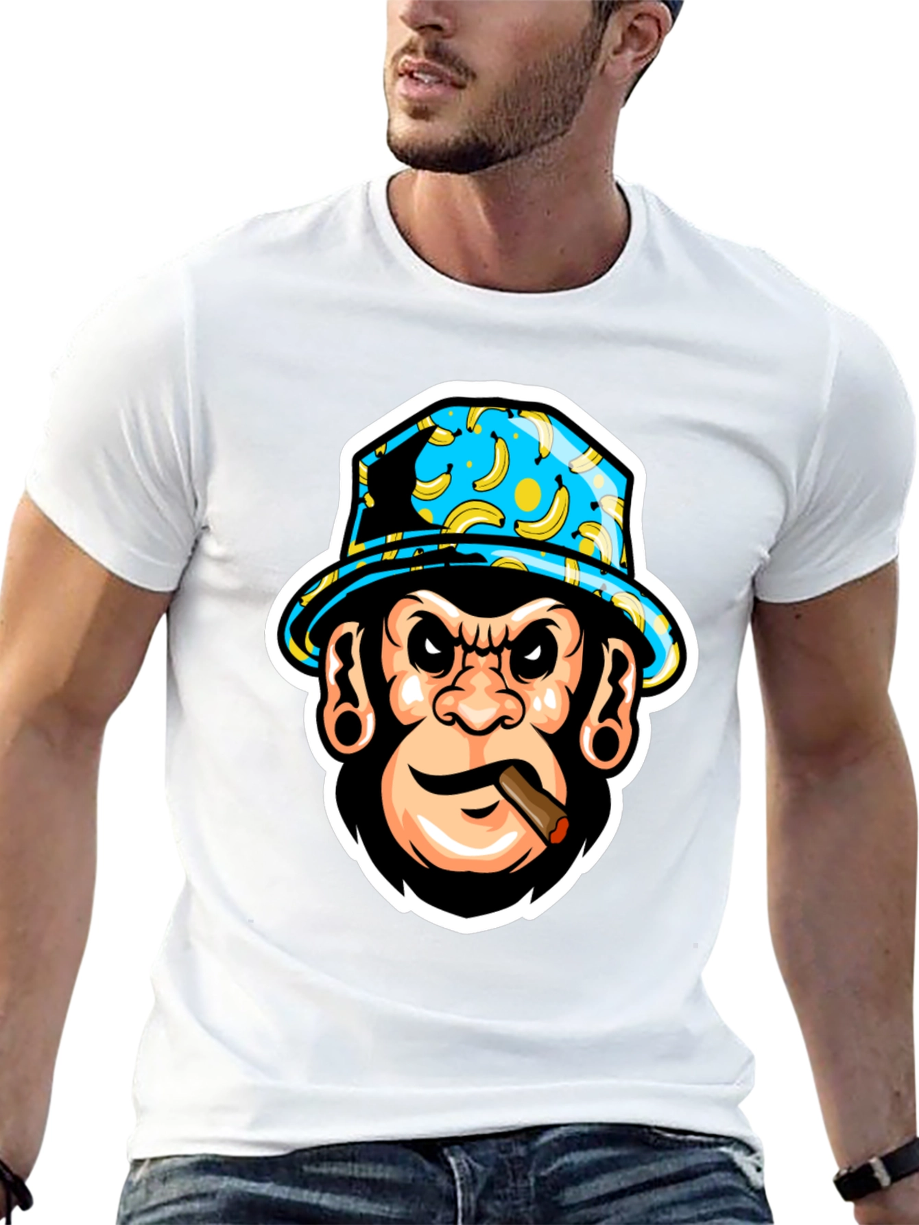 Cool Monkey Graphic T-Shirt