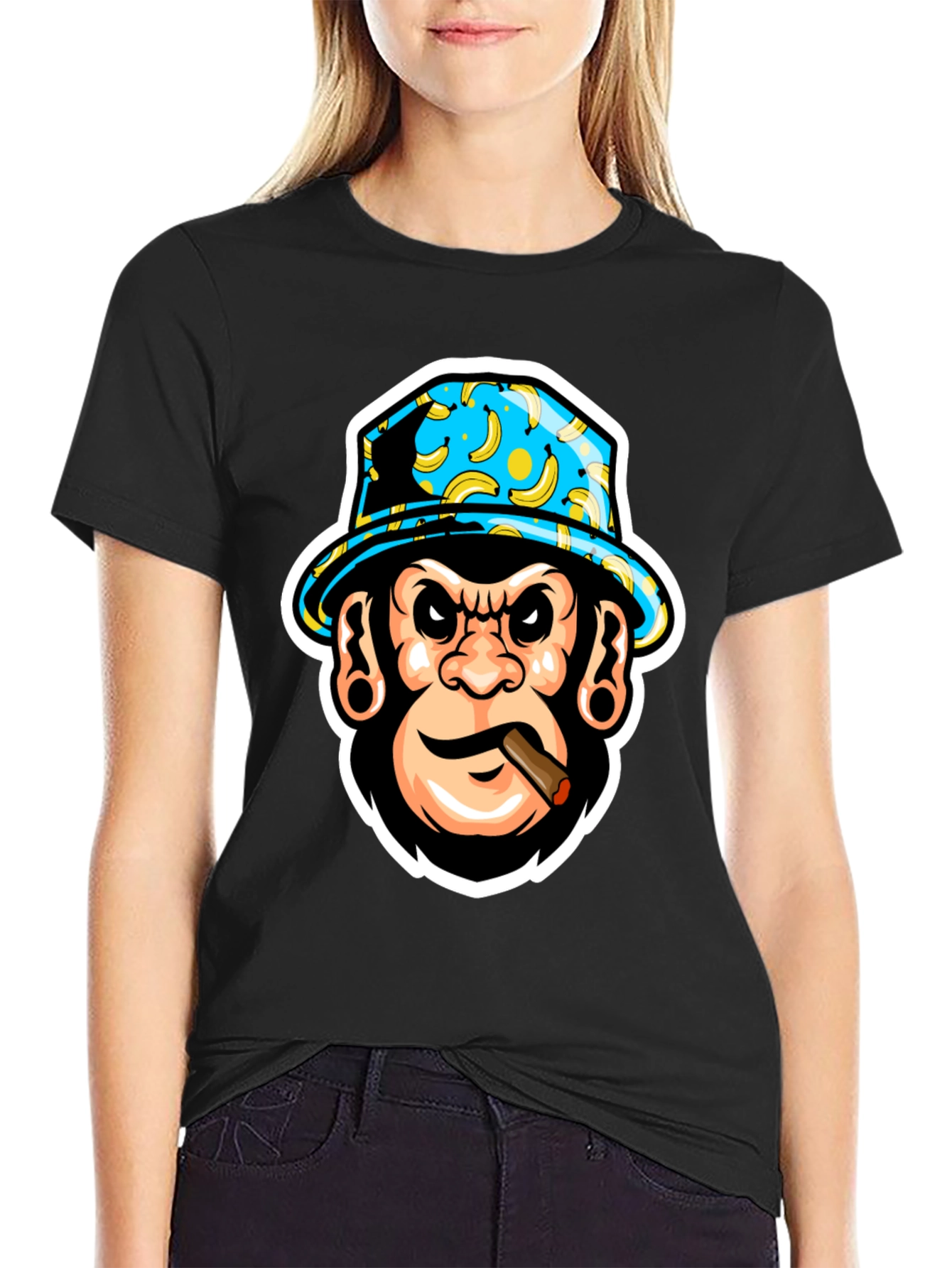 Cool Monkey Graphic T-Shirt
