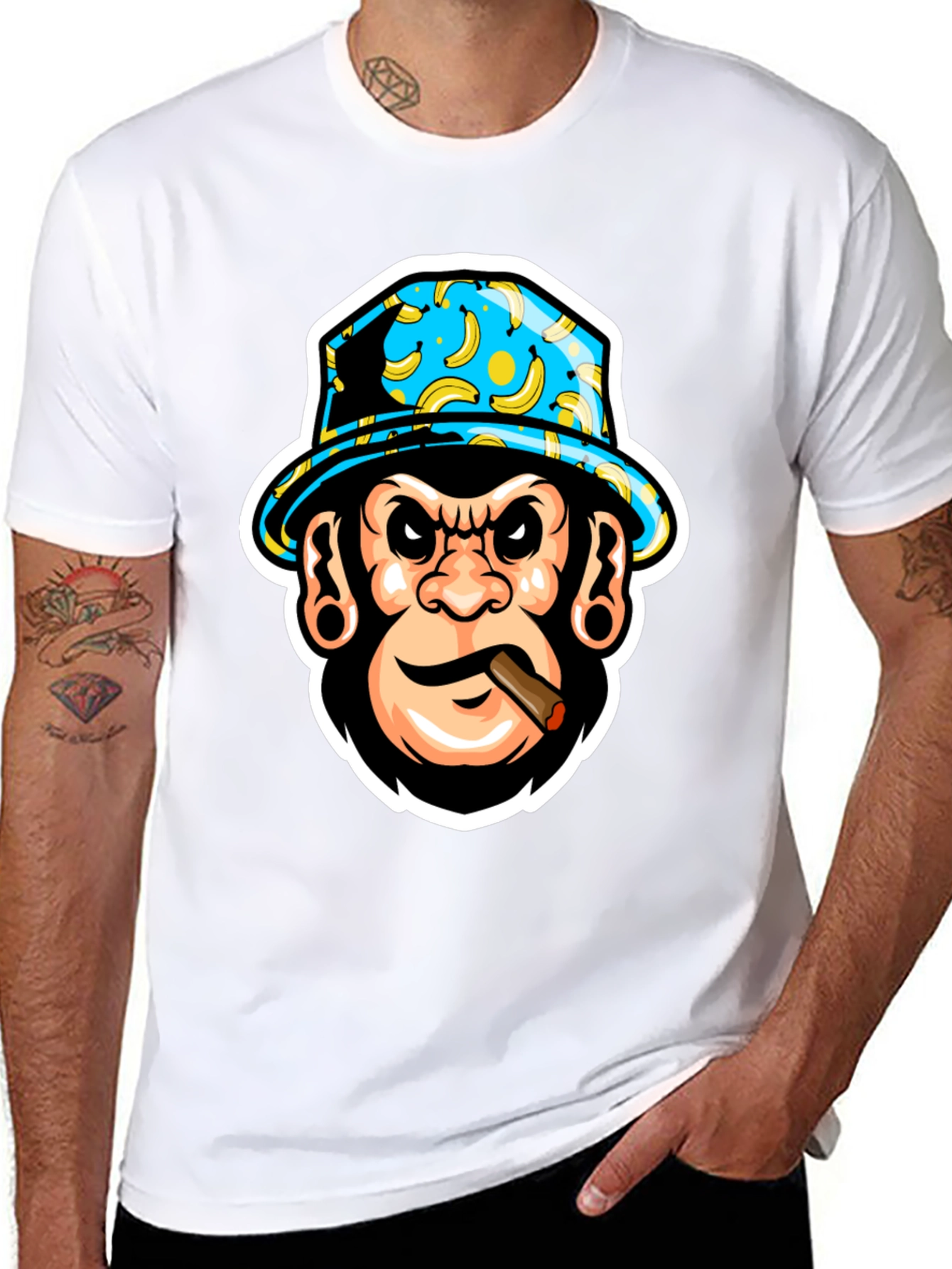 Cool Monkey Graphic T-Shirt