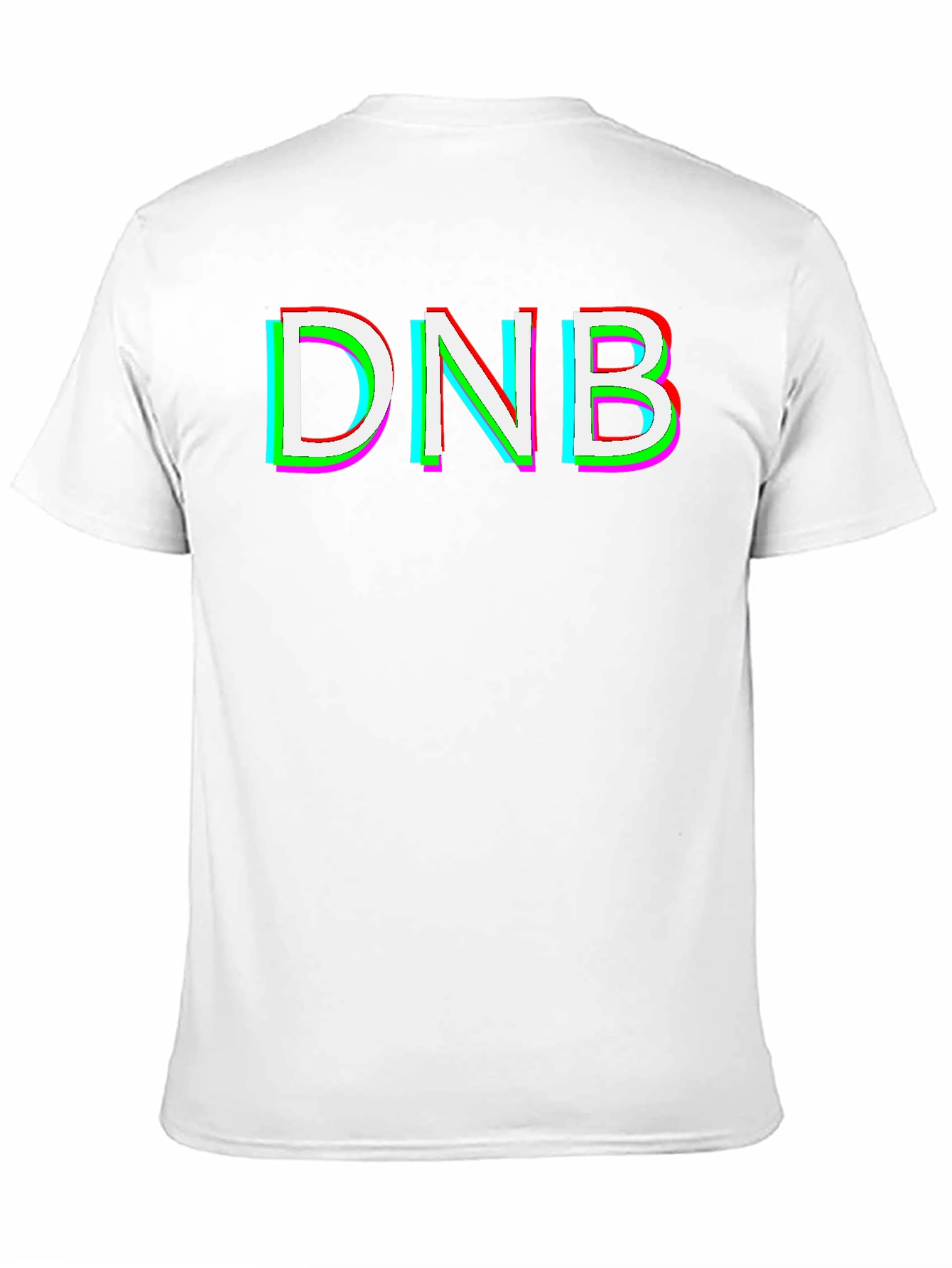 DNB Glitch Graphic T-Shirt - Black