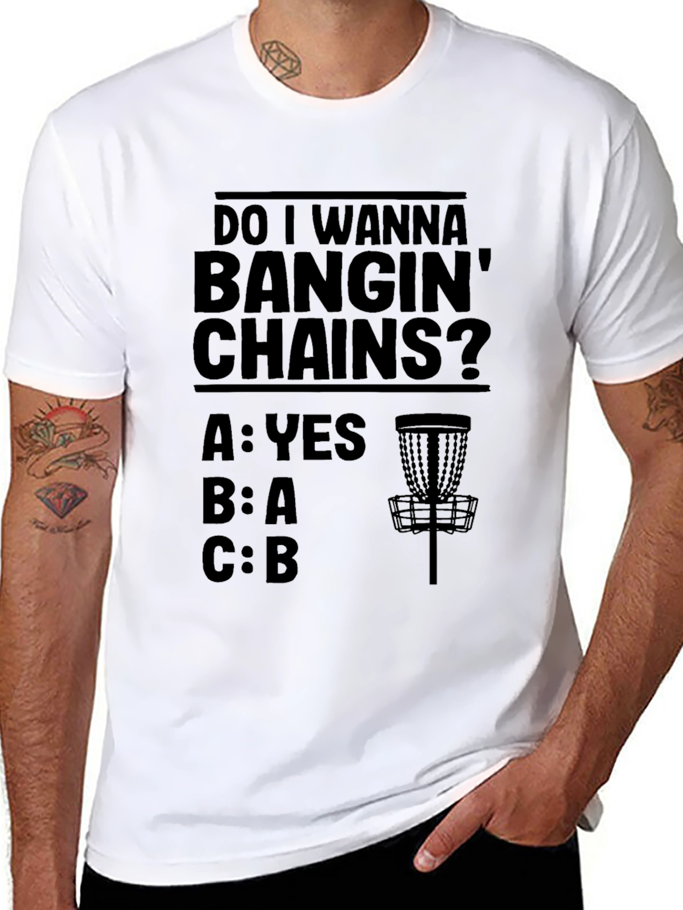 Banging Chains Disc Golf T-Shirt