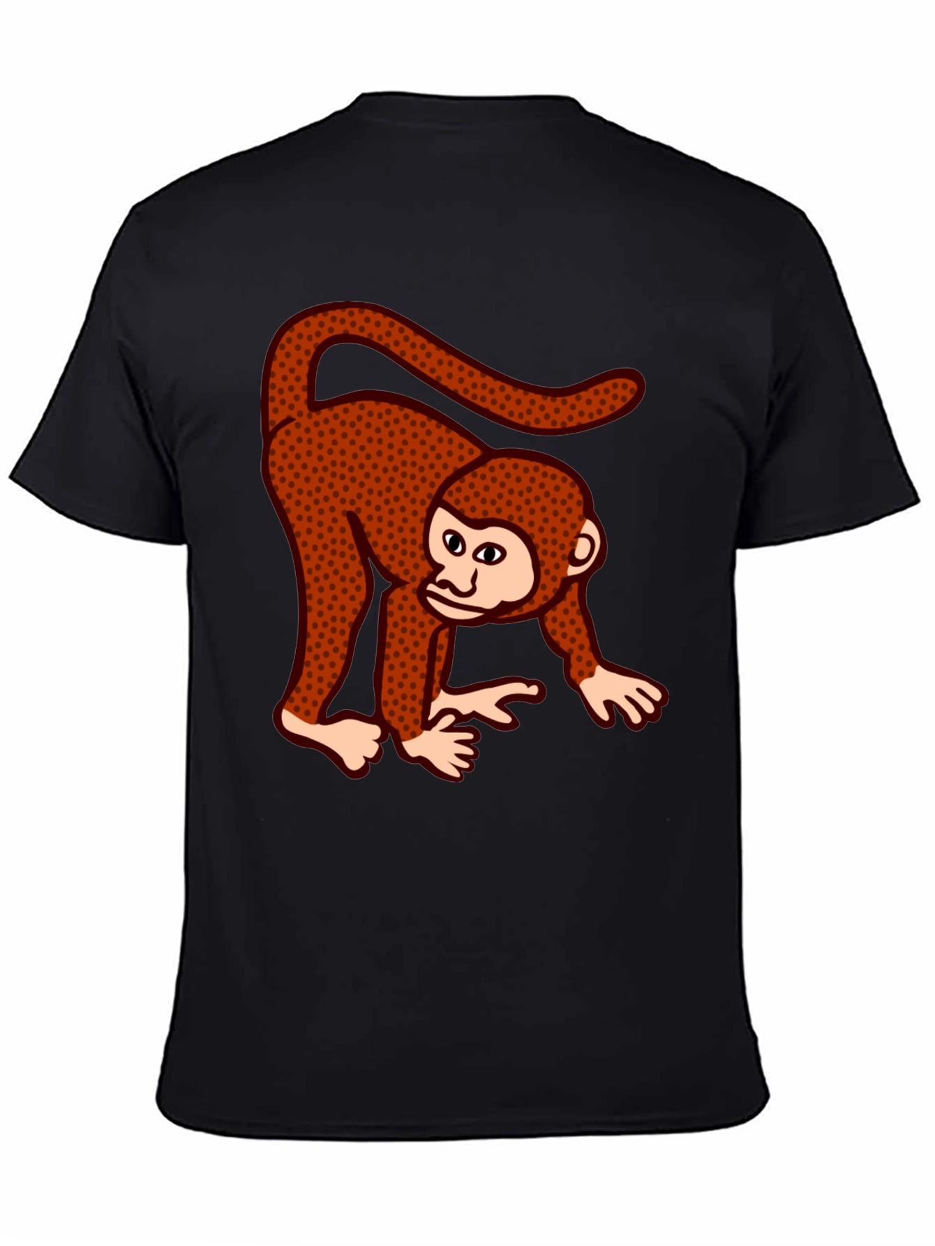 Funky Monkey Graphic T-Shirt - Casual Black Tee