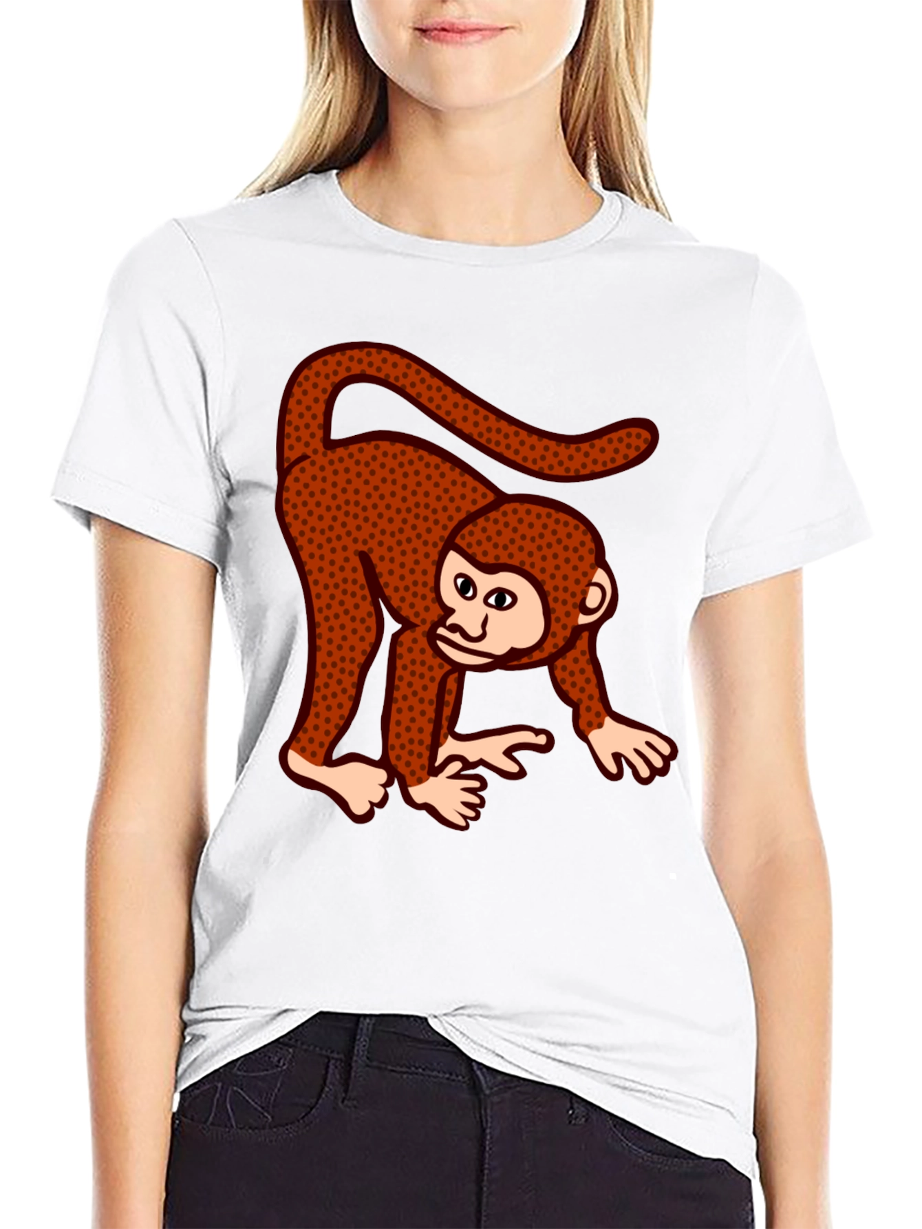 Funky Monkey Graphic T-Shirt - Casual Black Tee