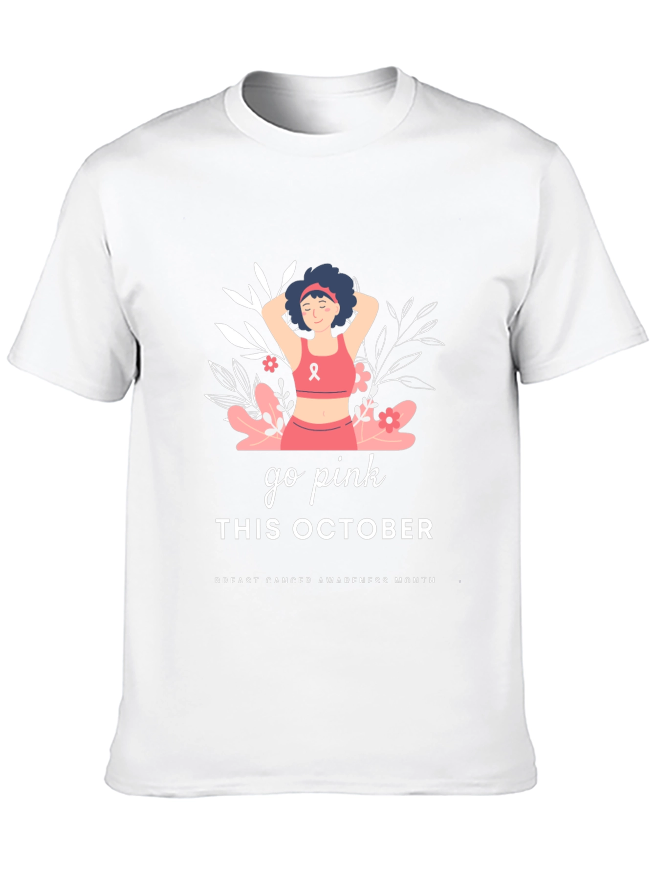 Go Pink Breast Cancer Awareness T-Shirt