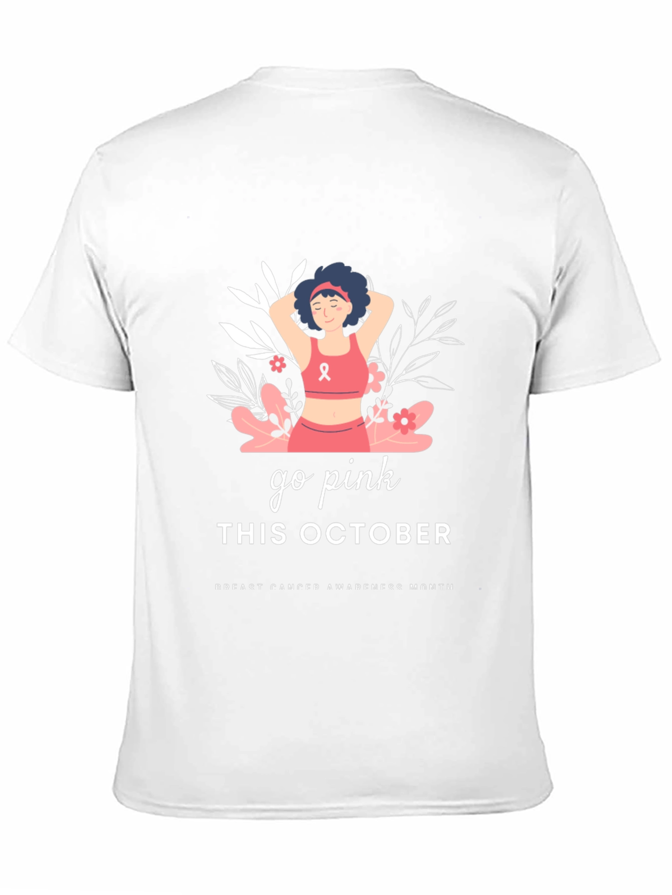 Go Pink Breast Cancer Awareness T-Shirt