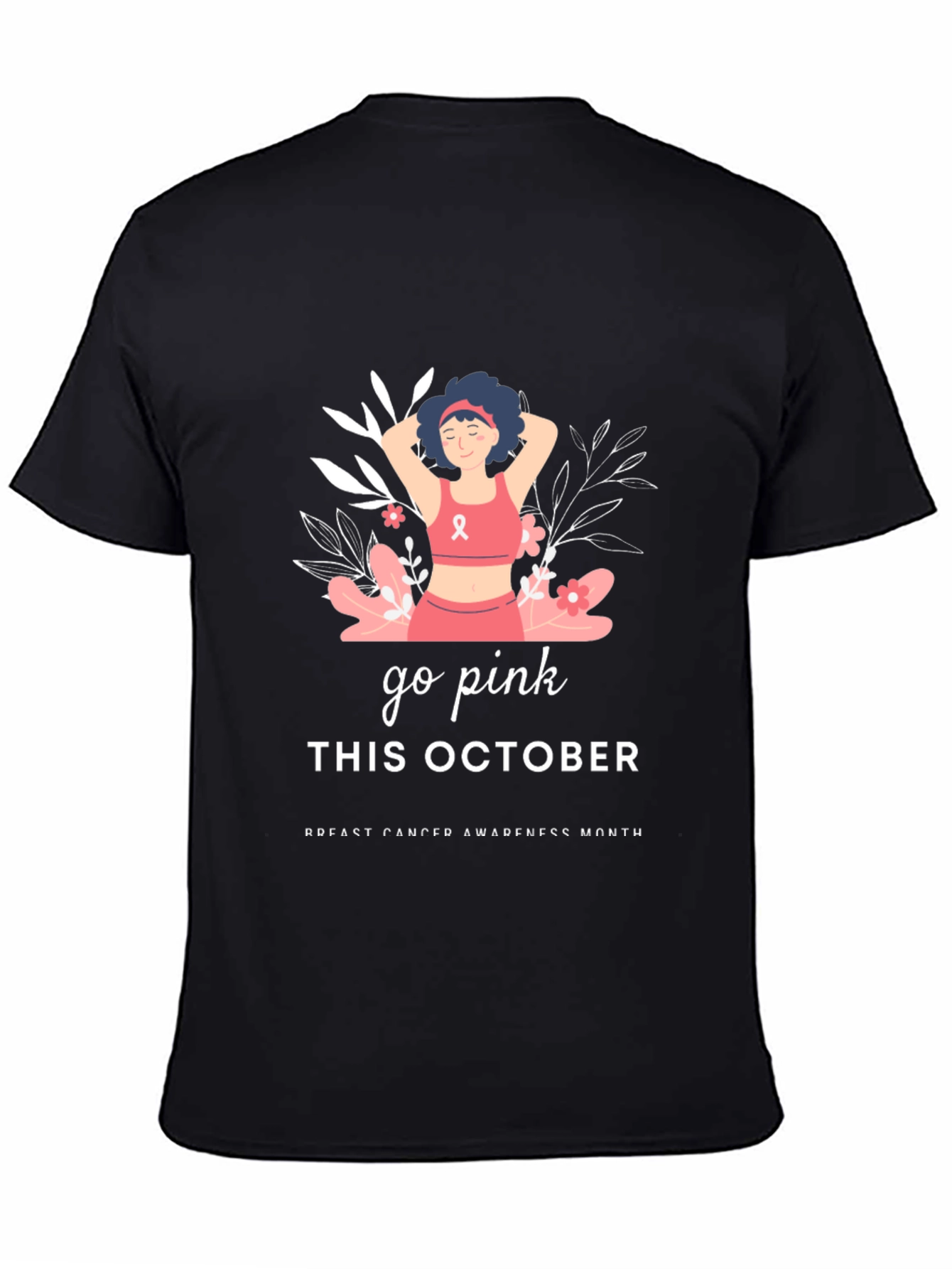 Go Pink Breast Cancer Awareness T-Shirt