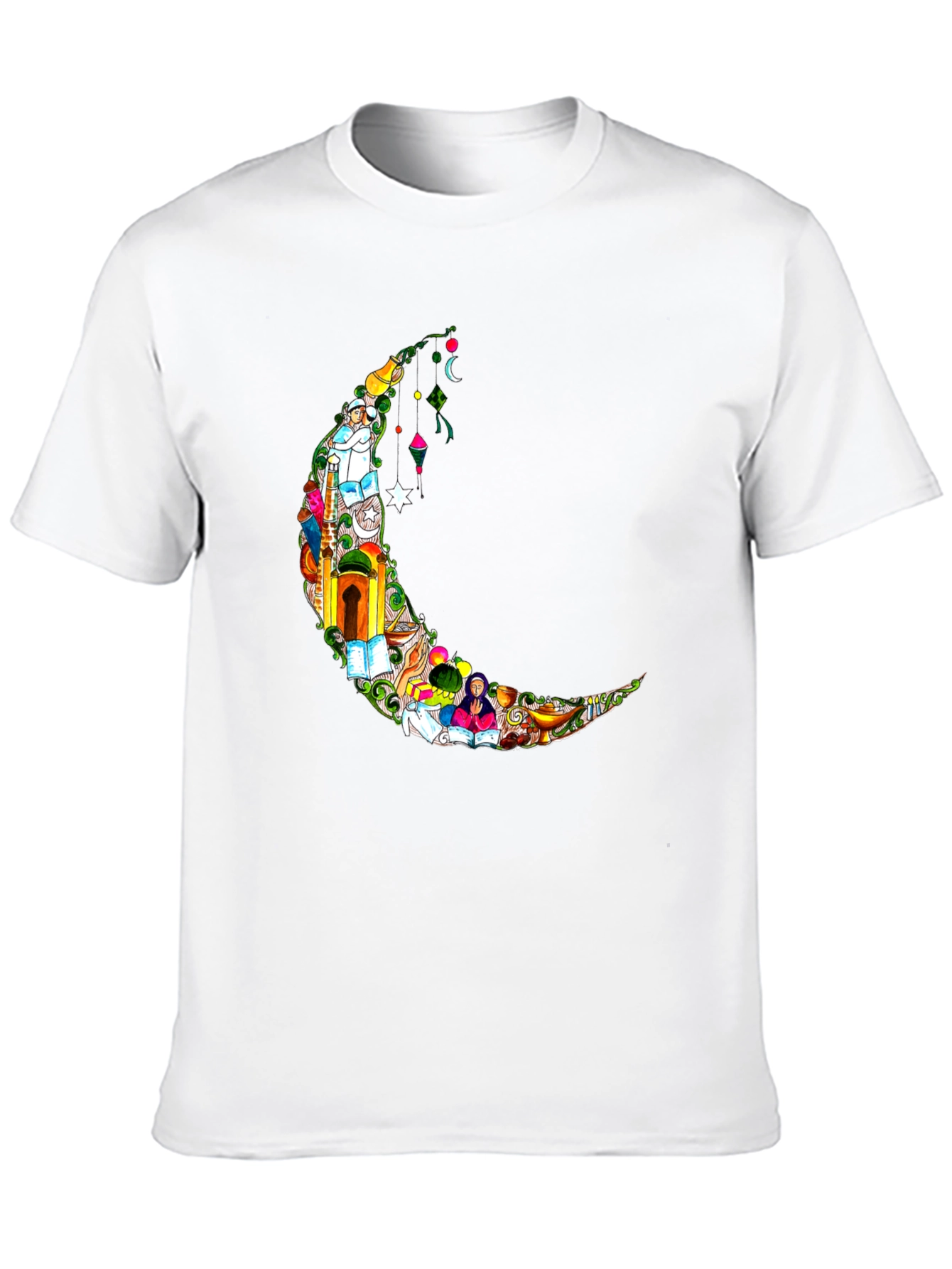 Crescent Moon Graphic Tee - Ramadan Style