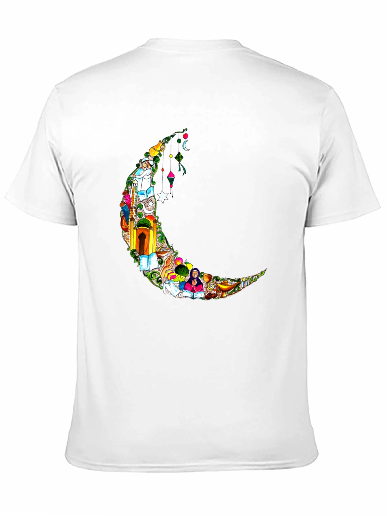 Crescent Moon Graphic Tee - Ramadan Style
