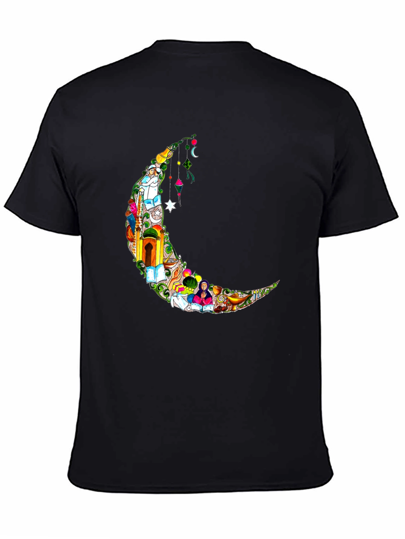 Crescent Moon Graphic Tee - Ramadan Style