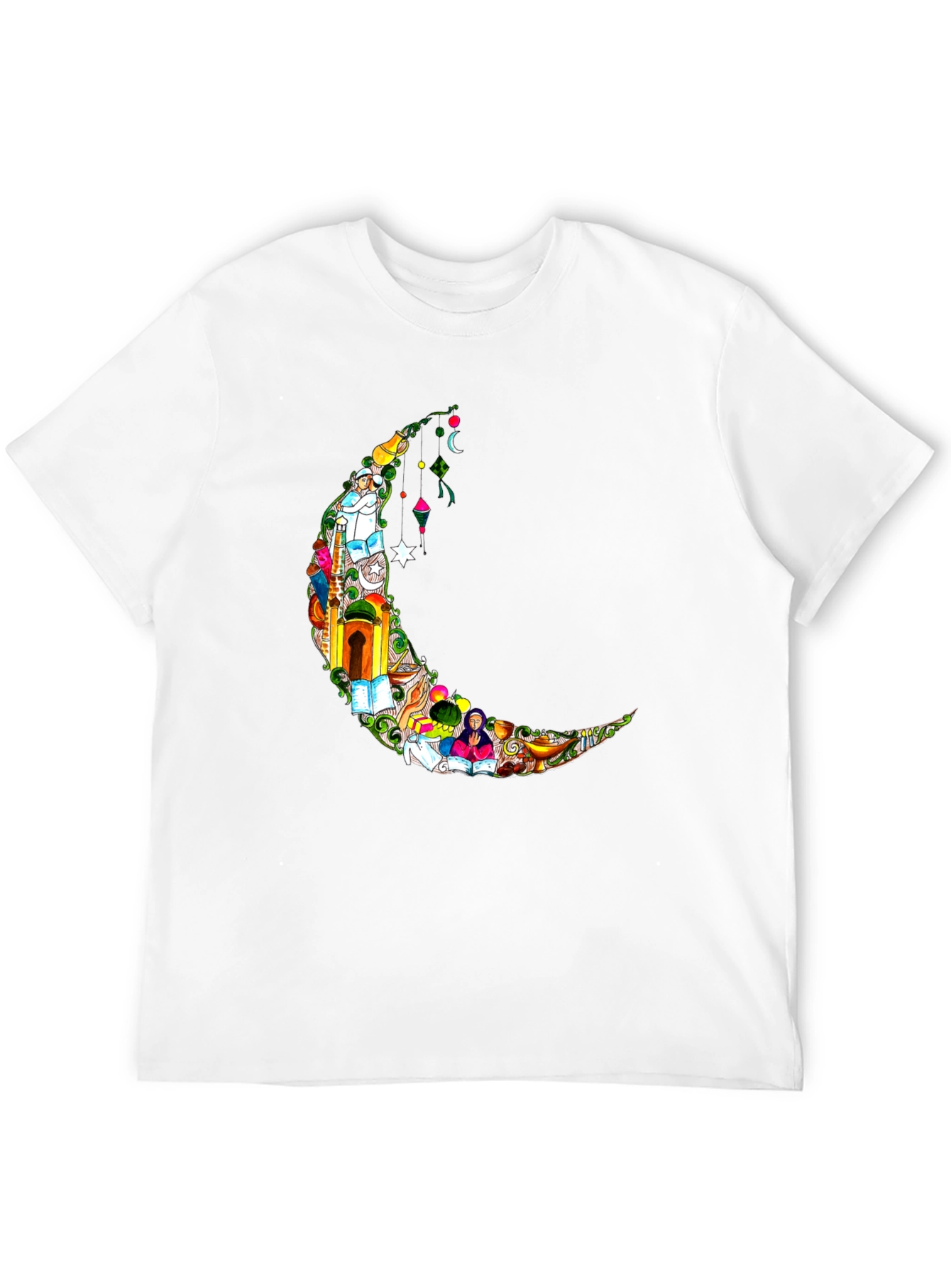 Crescent Moon Graphic Tee - Ramadan Style