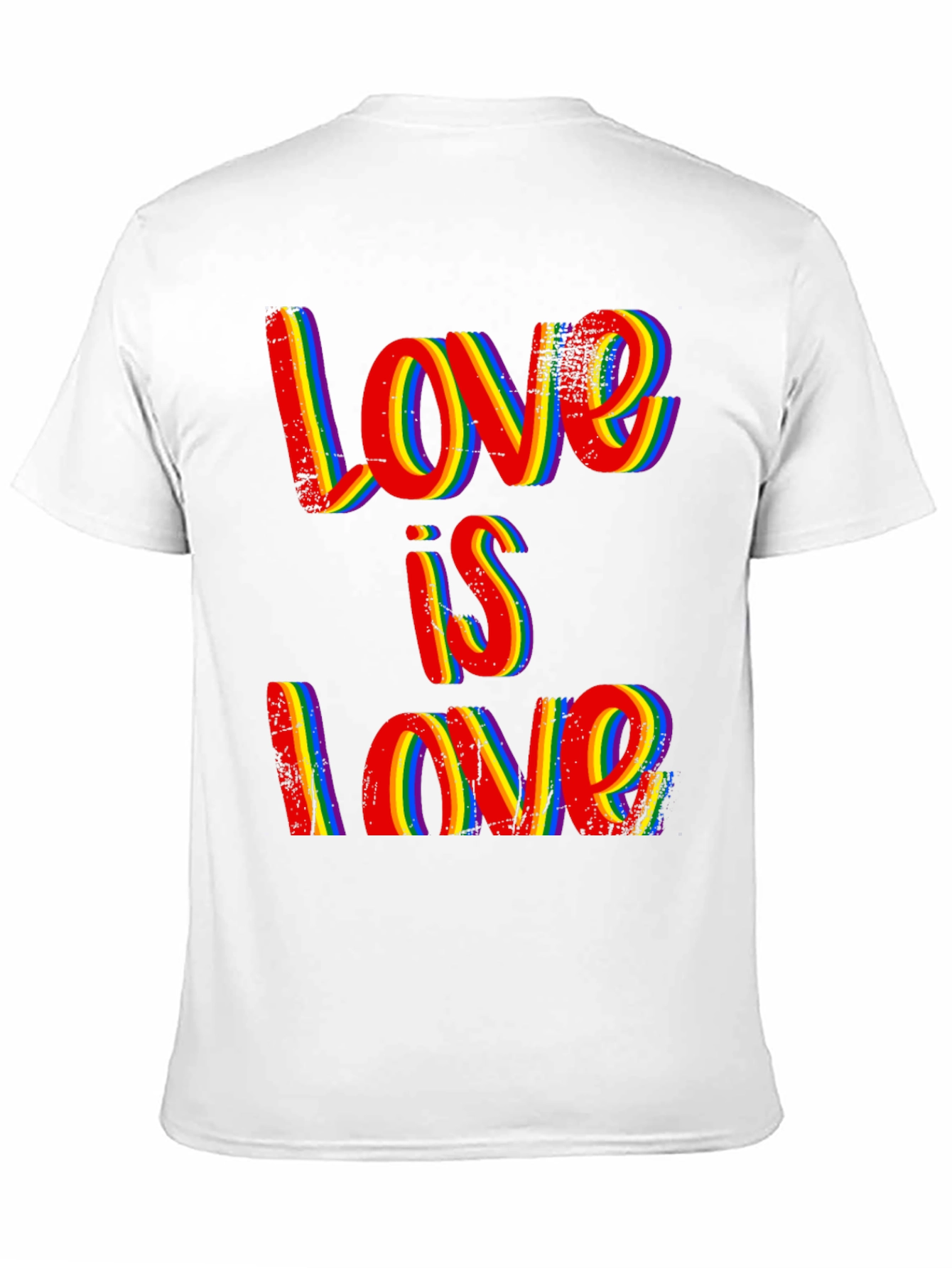 Love is Love Rainbow Pride Graphic T-Shirt