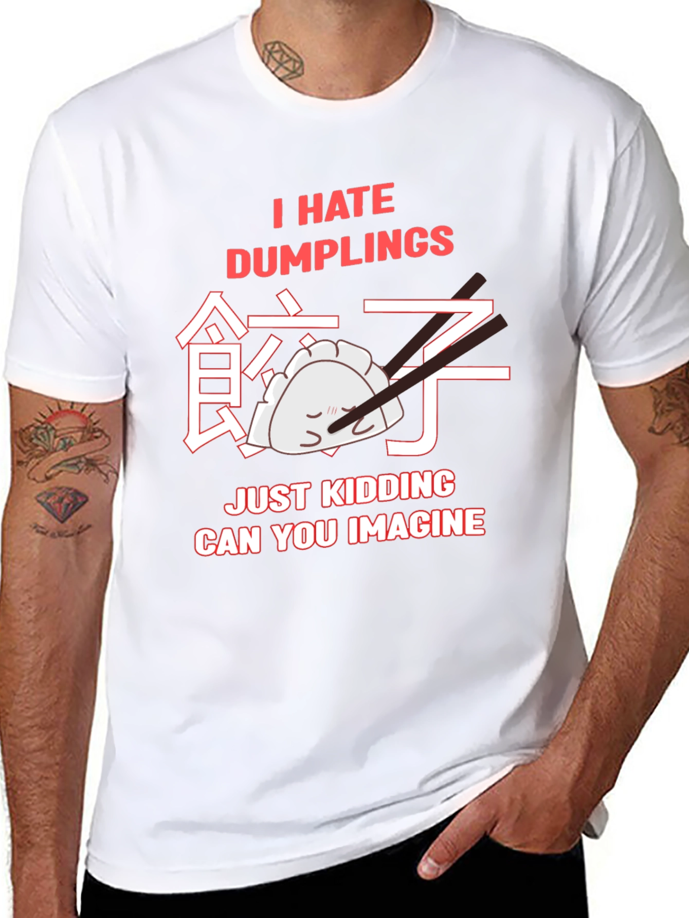 I Hate Dumplings Graphic T-Shirt