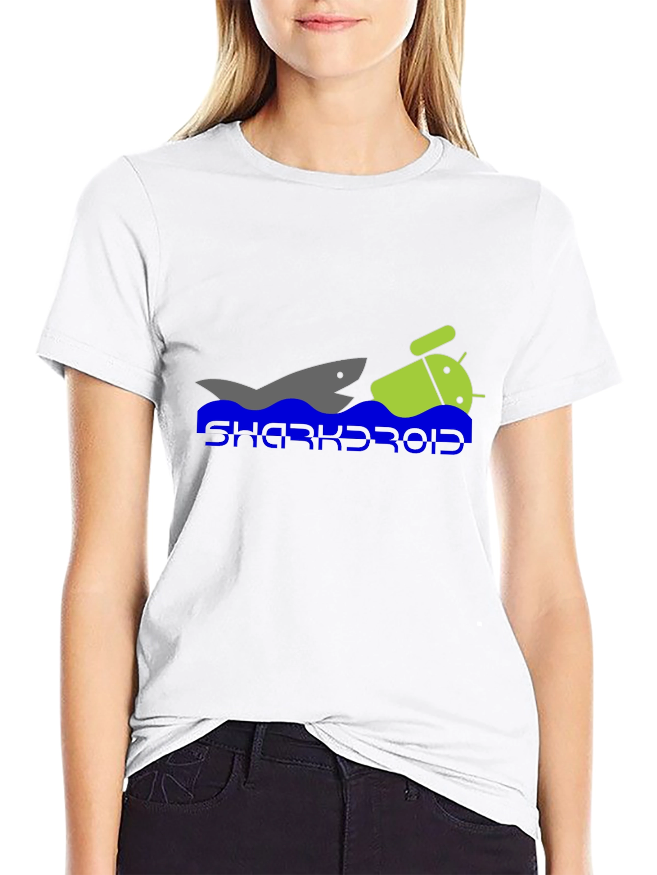 Sharkroid Graphic T-Shirt - Black