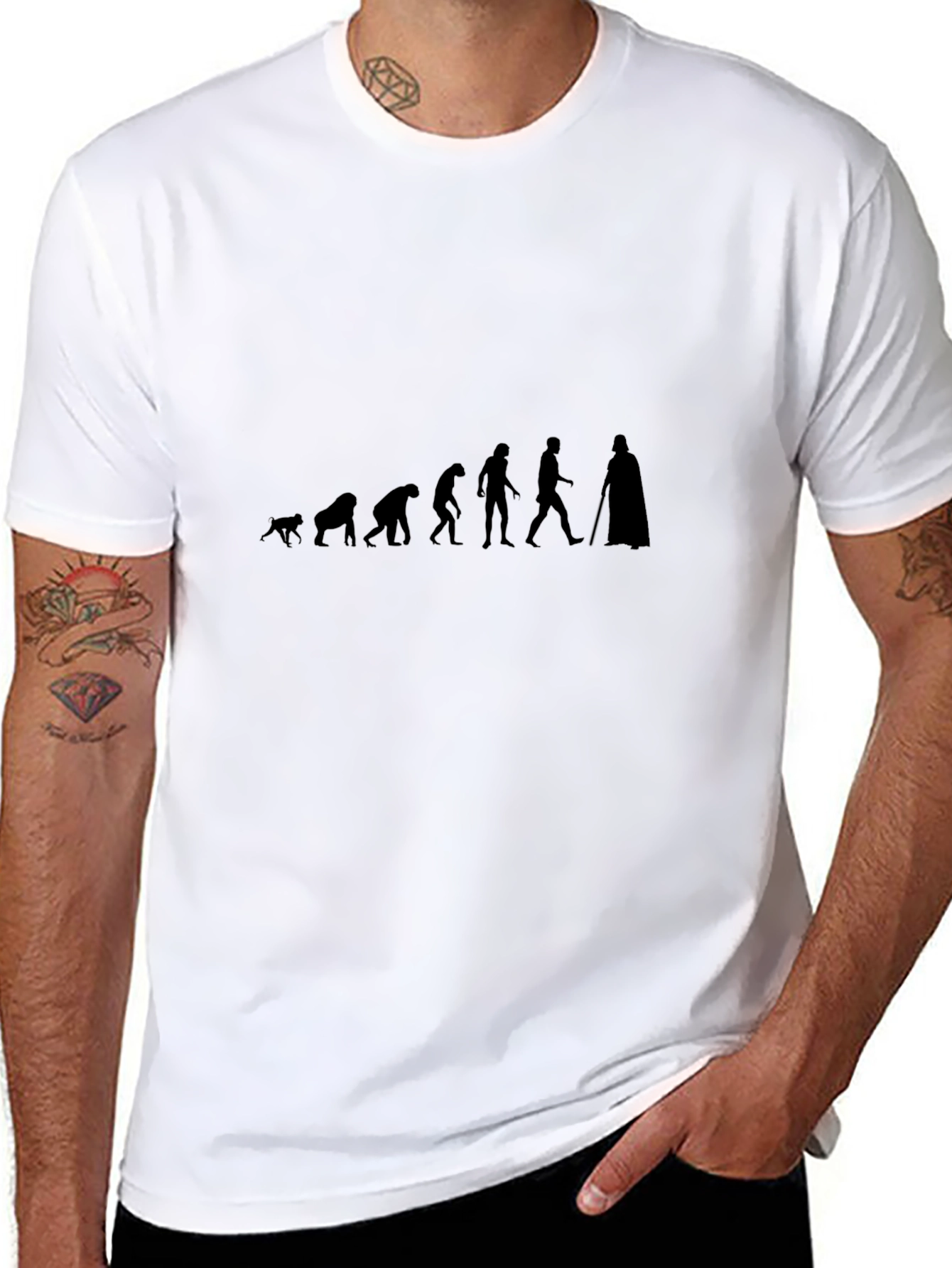 Evolution of Vader Graphic T-Shirt