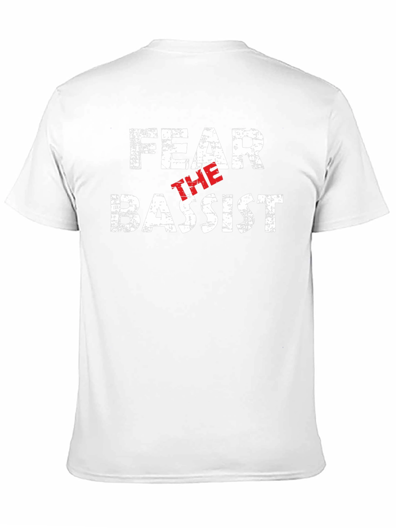 Fear The Bassist Graphic Tee - Black Cotton T-Shirt