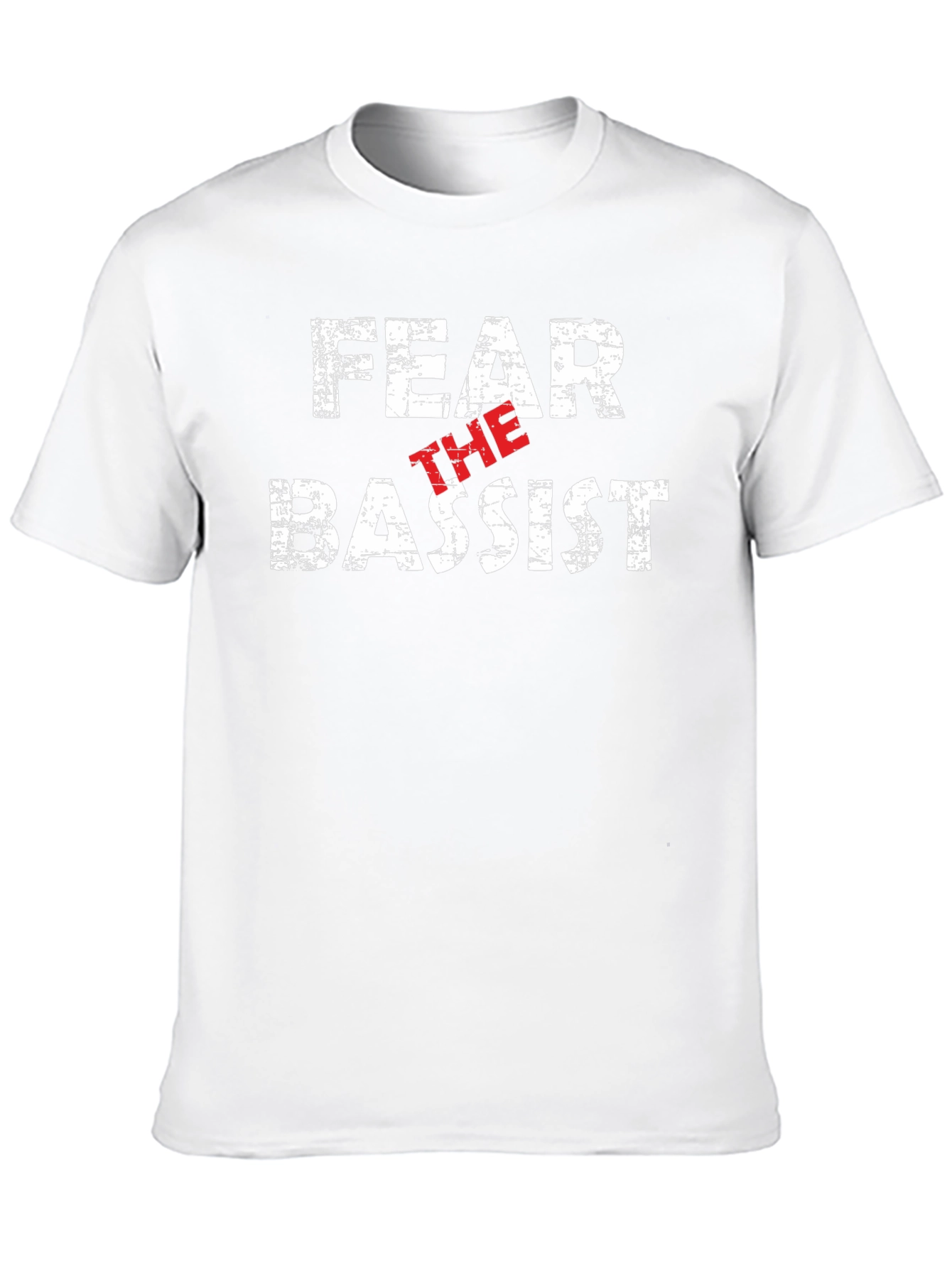 Fear The Bassist Graphic Tee - Black Cotton T-Shirt
