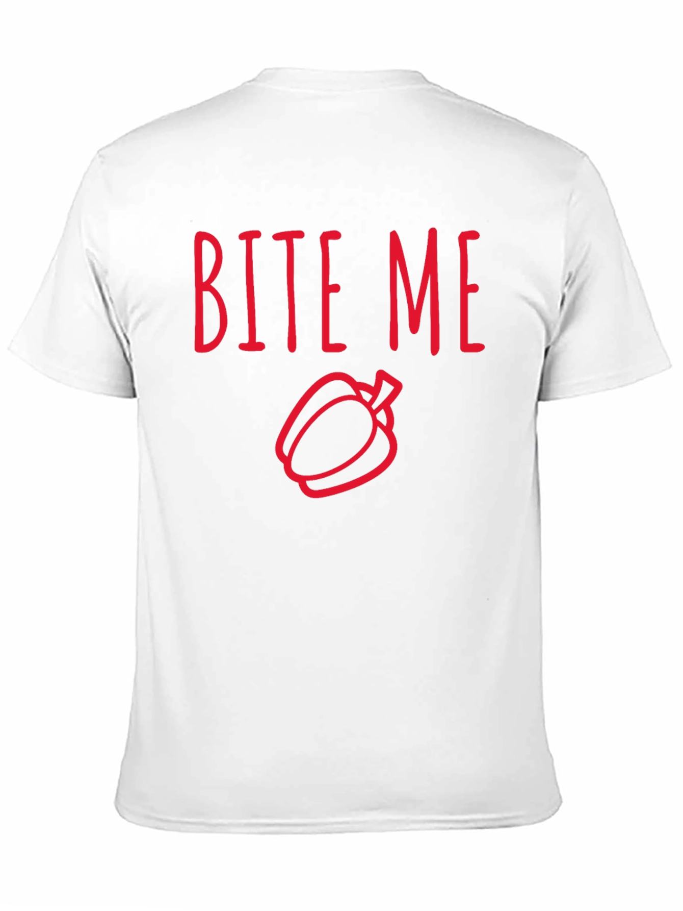 Bite Me Pepper Graphic Tee - Unisex Black T-Shirt