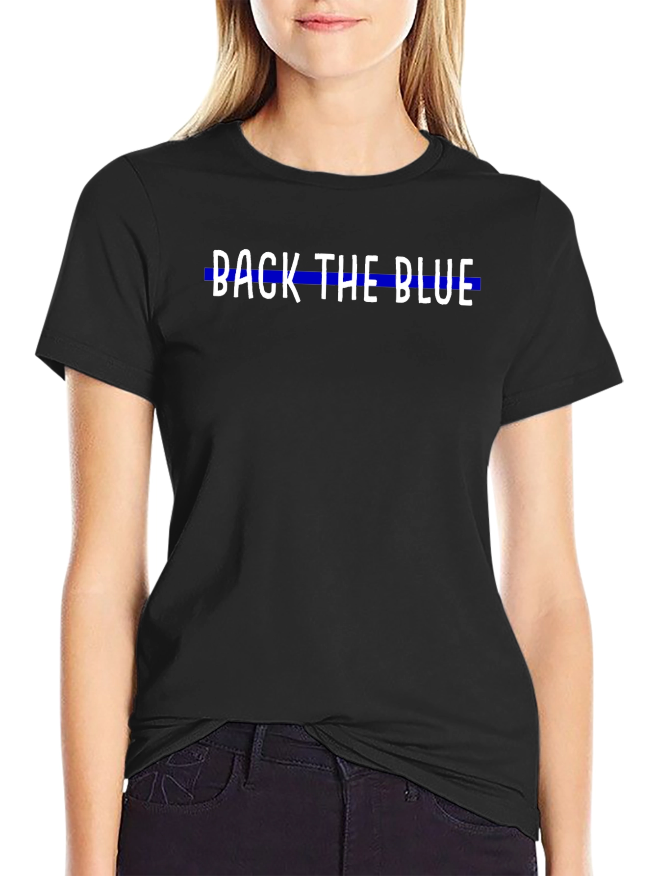 Back The Blue Graphic T-Shirt
