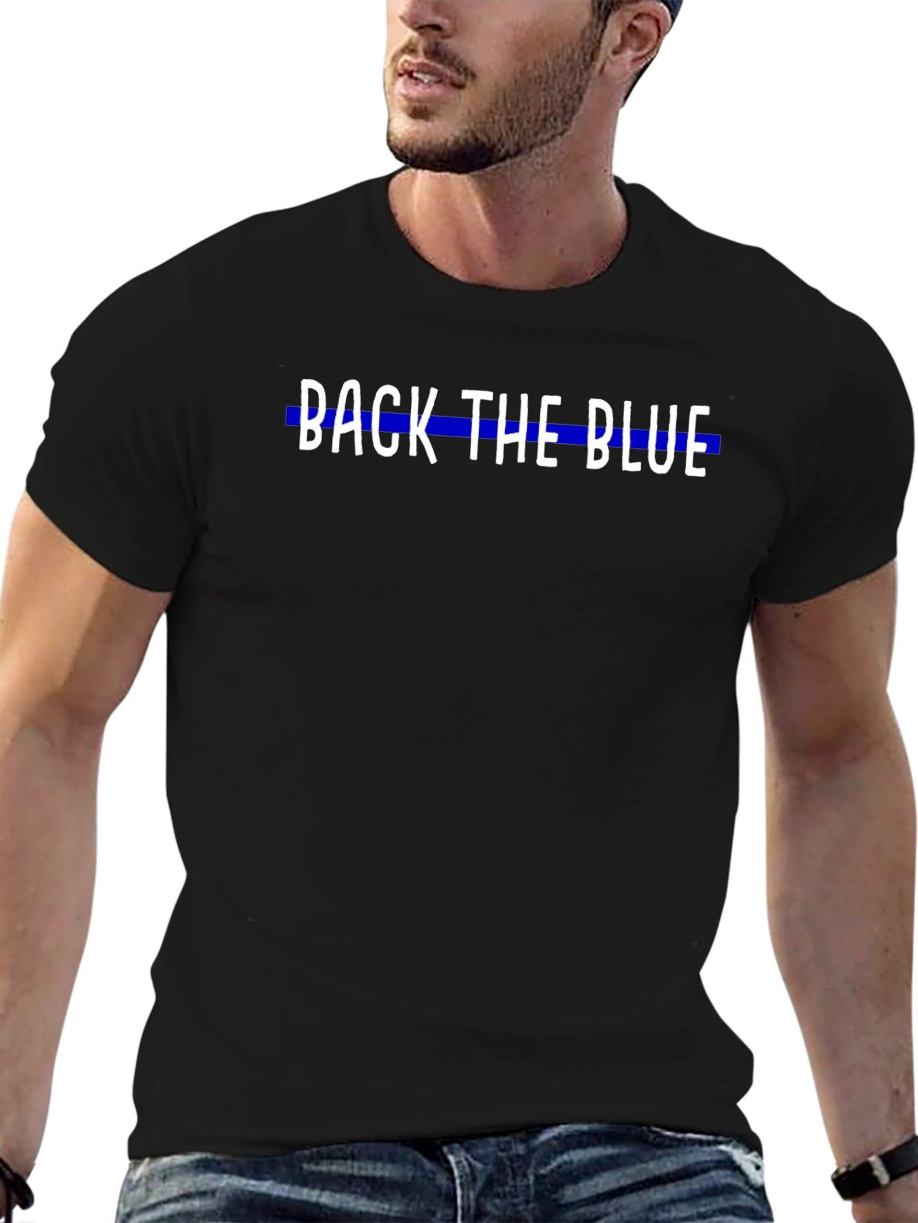 Back The Blue Graphic T-Shirt