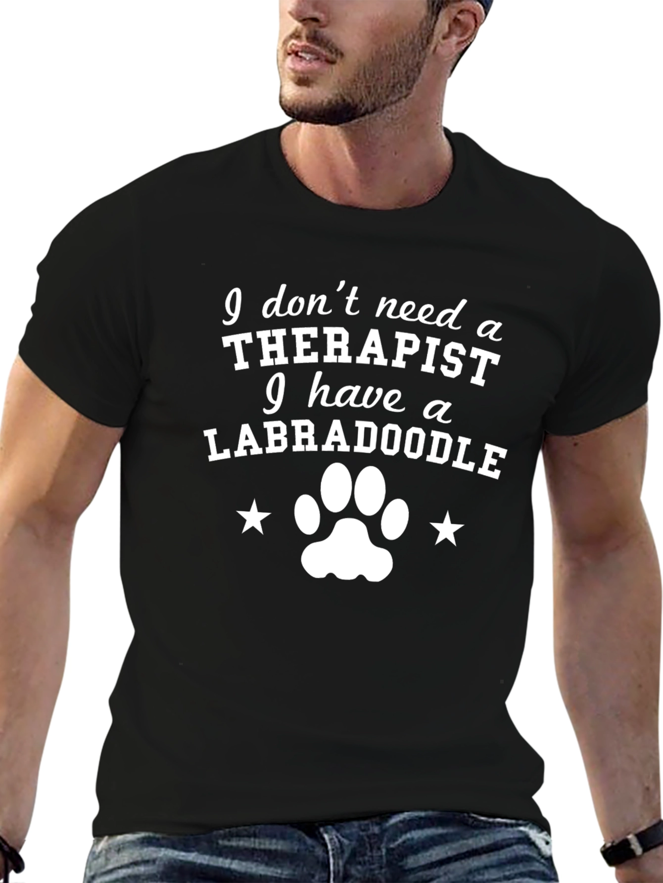 Labradoodle Therapist T-Shirt - Dog Lover Tee