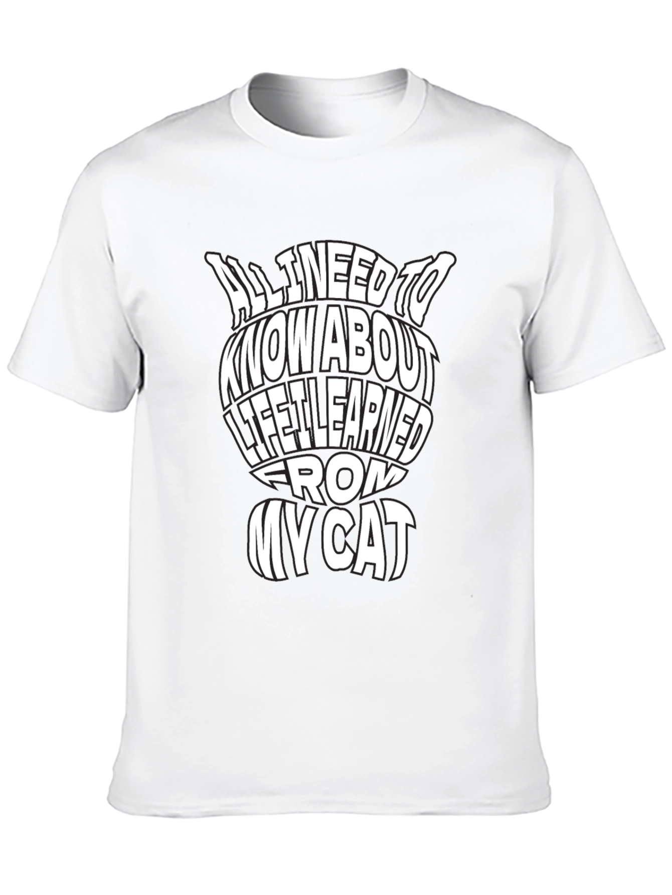 Funny Cat Lover T-Shirt - Life Lessons Tee