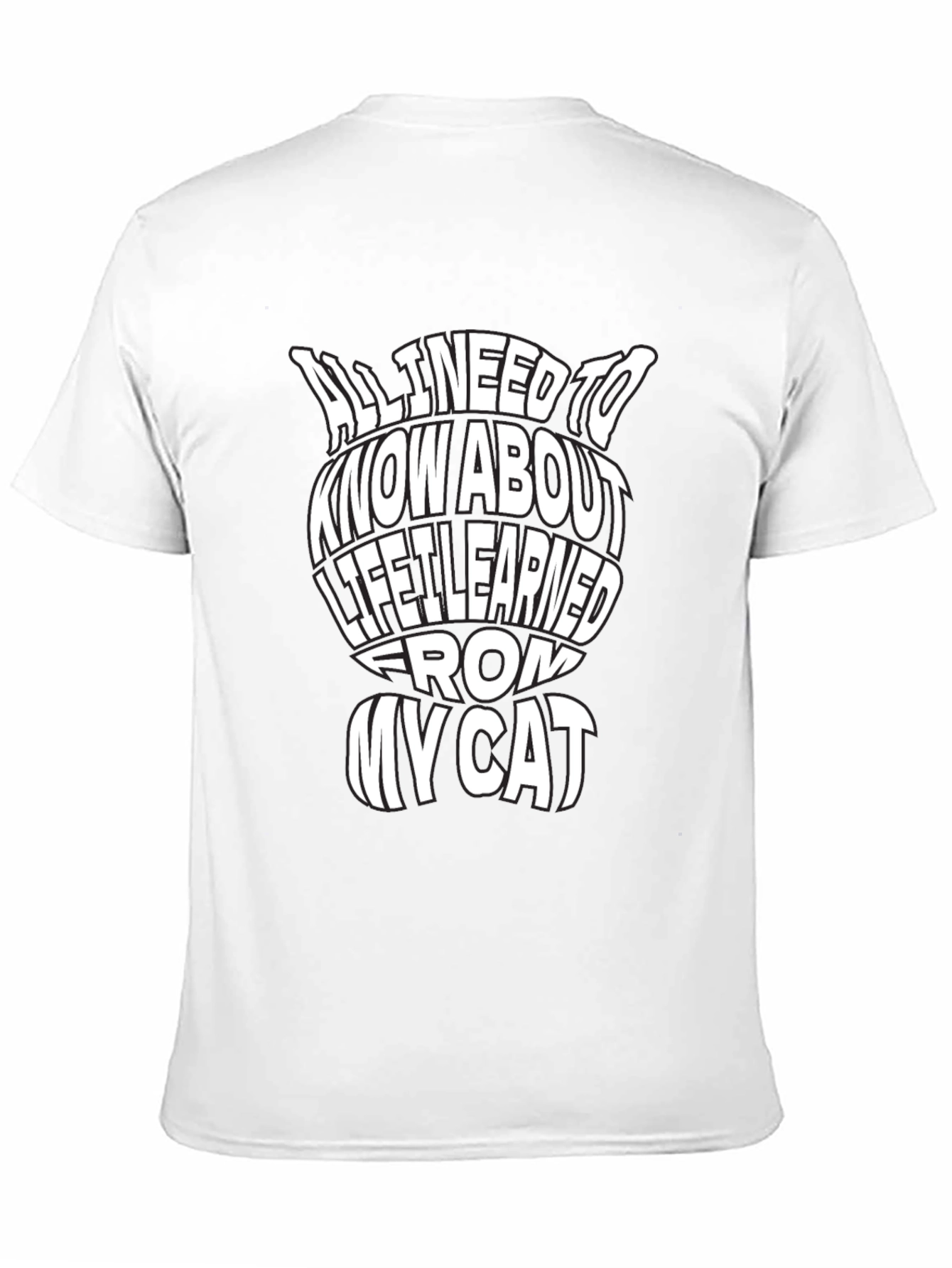 Funny Cat Lover T-Shirt - Life Lessons Tee