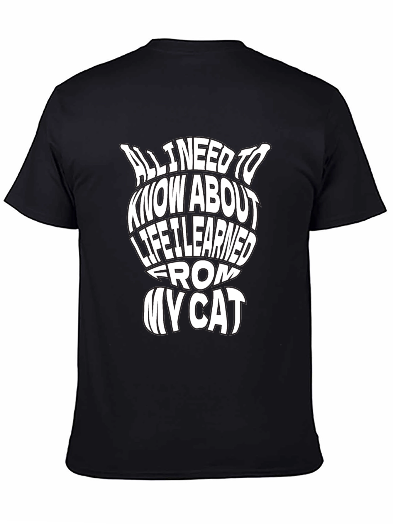 Funny Cat Lover T-Shirt - Life Lessons Tee