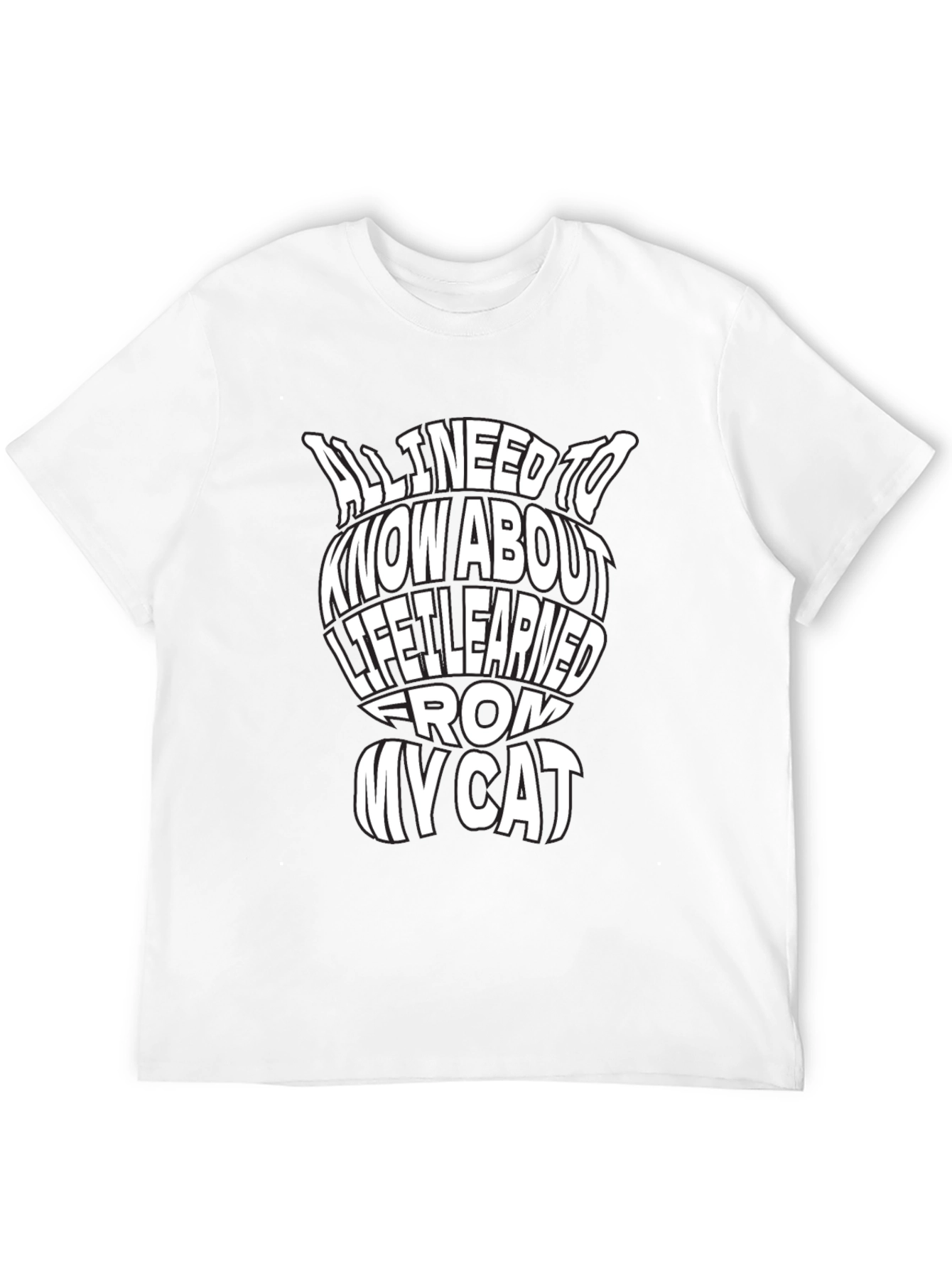 Funny Cat Lover T-Shirt - Life Lessons Tee