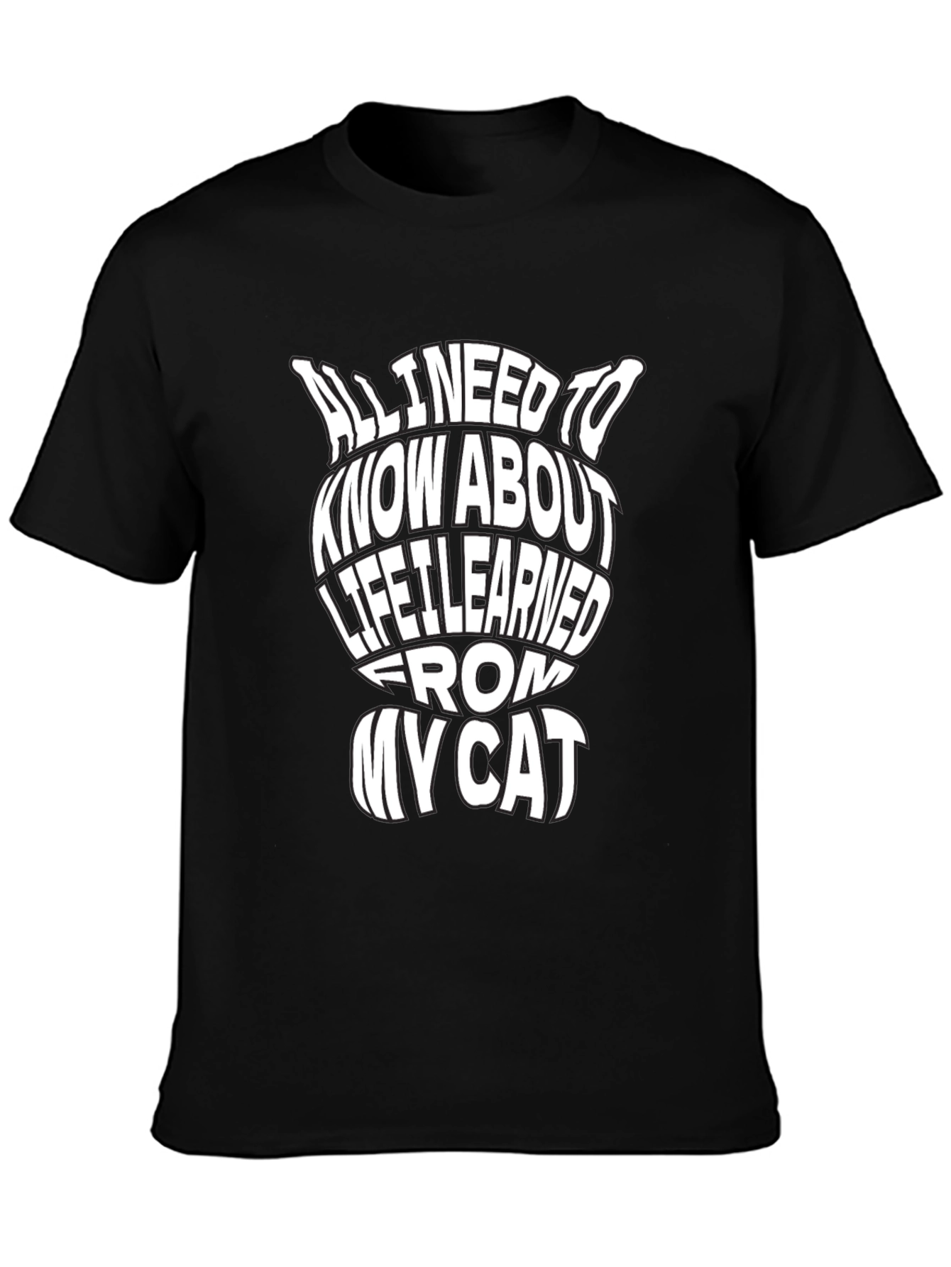 Funny Cat Lover T-Shirt - Life Lessons Tee