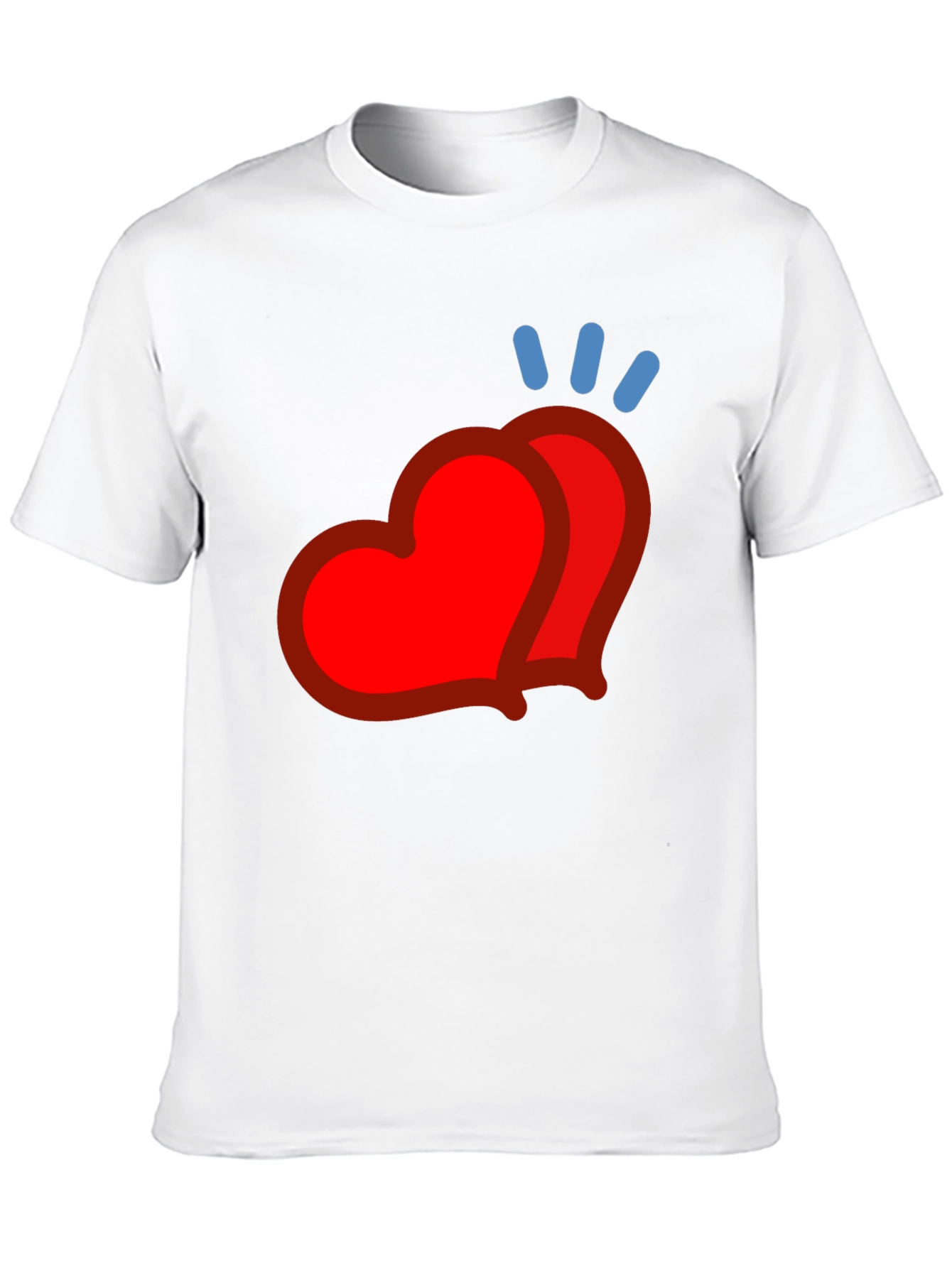 Heart Emoji Graphic Tee - Modern Casual Style