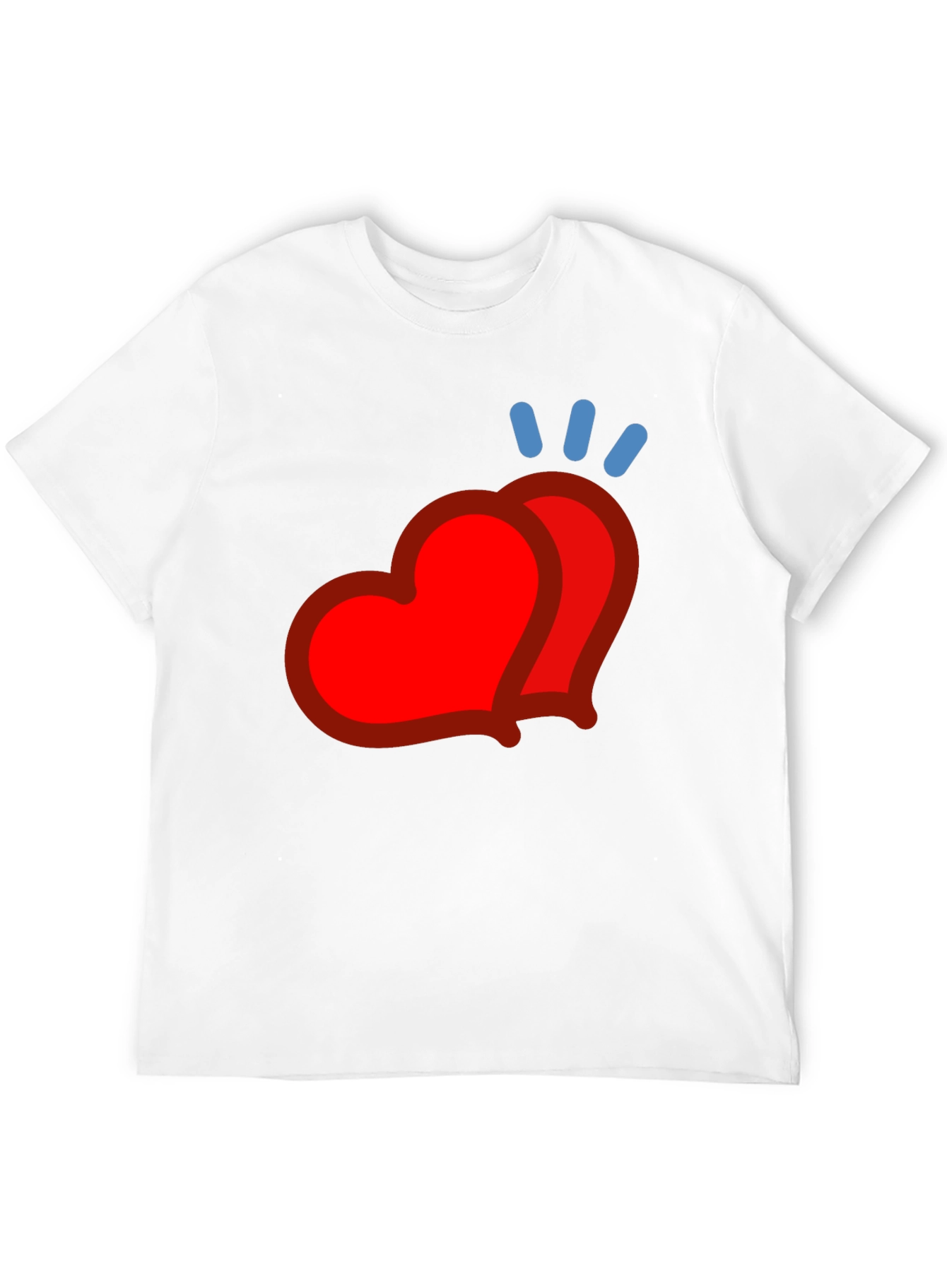 Heart Emoji Graphic Tee - Modern Casual Style